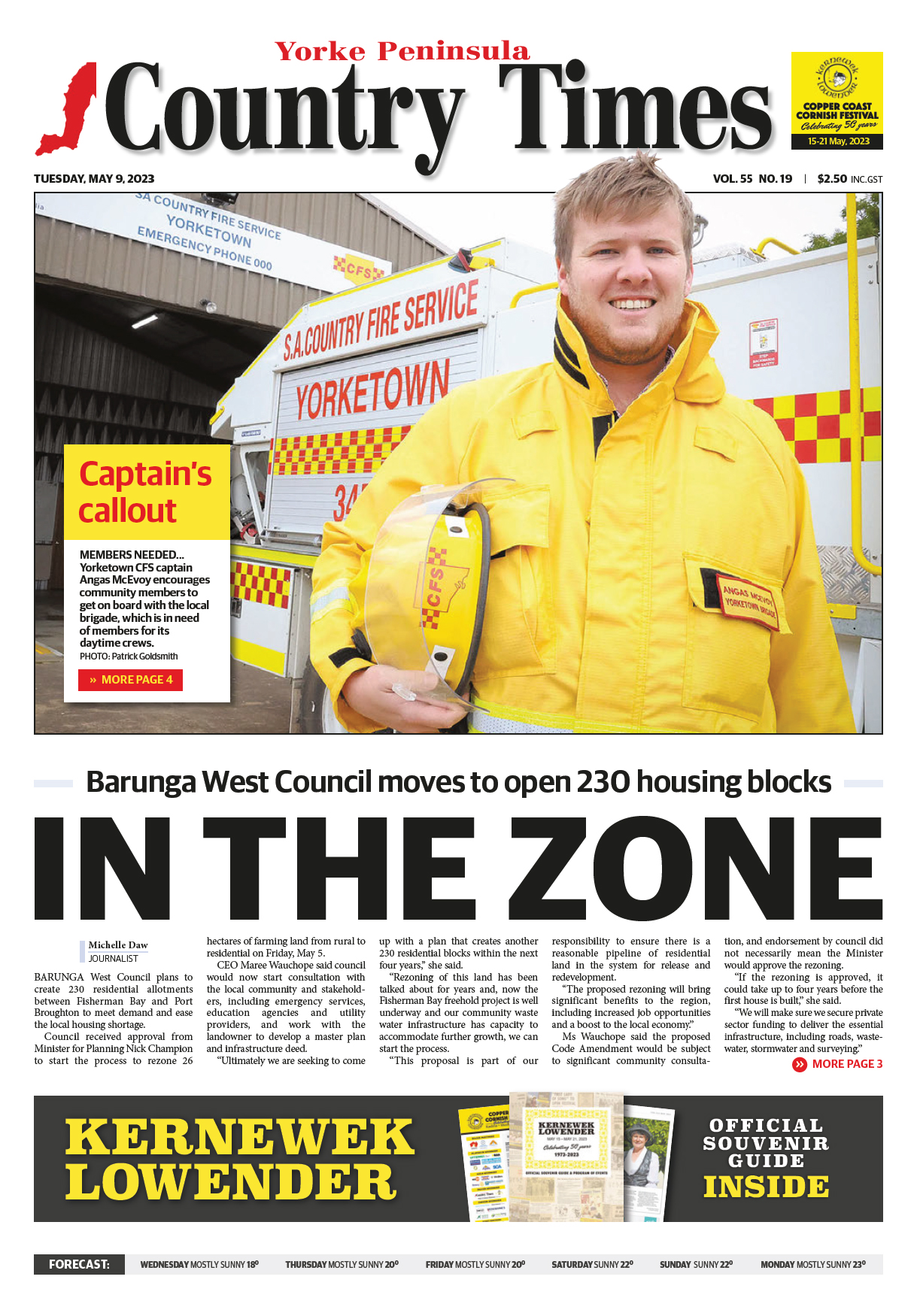 Yorke Peninsula Country Times 9 May 2023