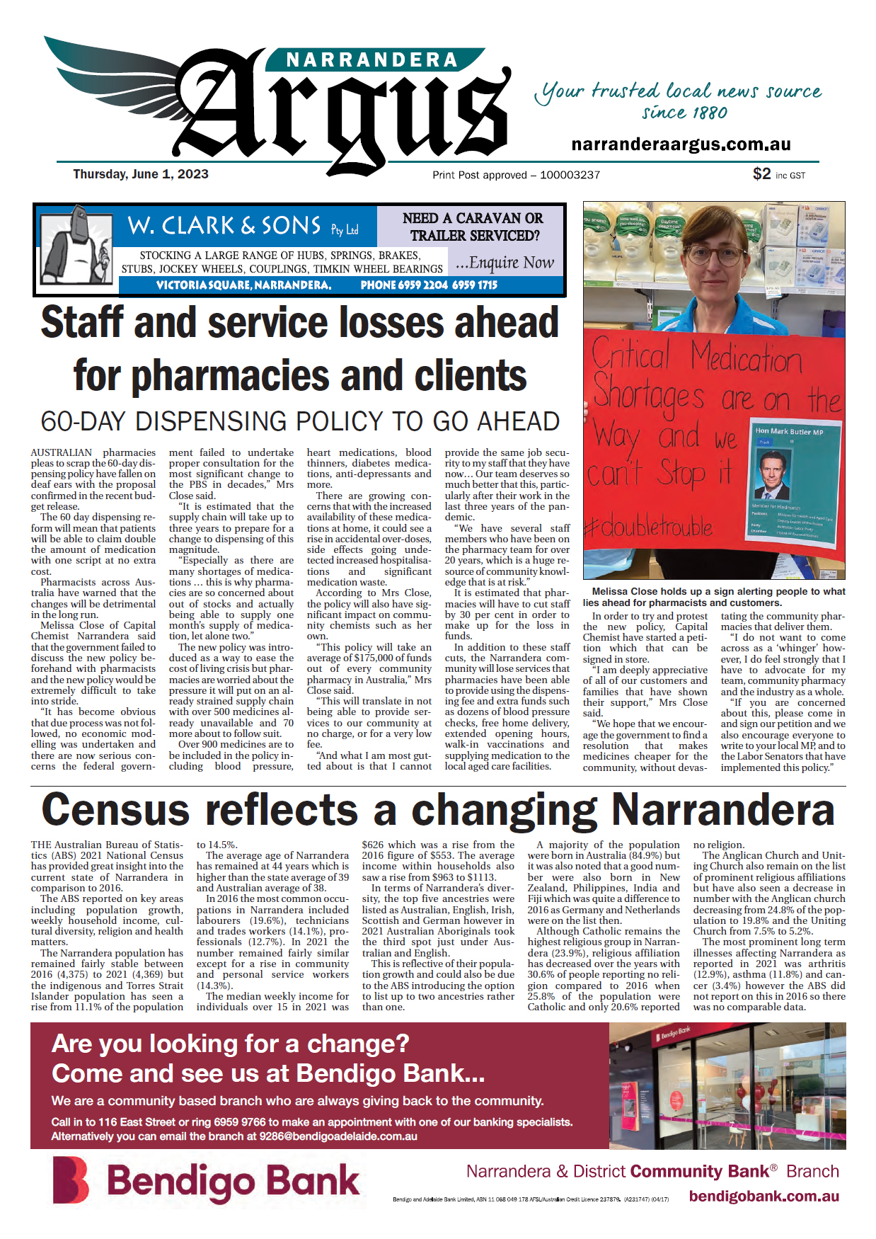 Narrandera Argus 1 June 2023