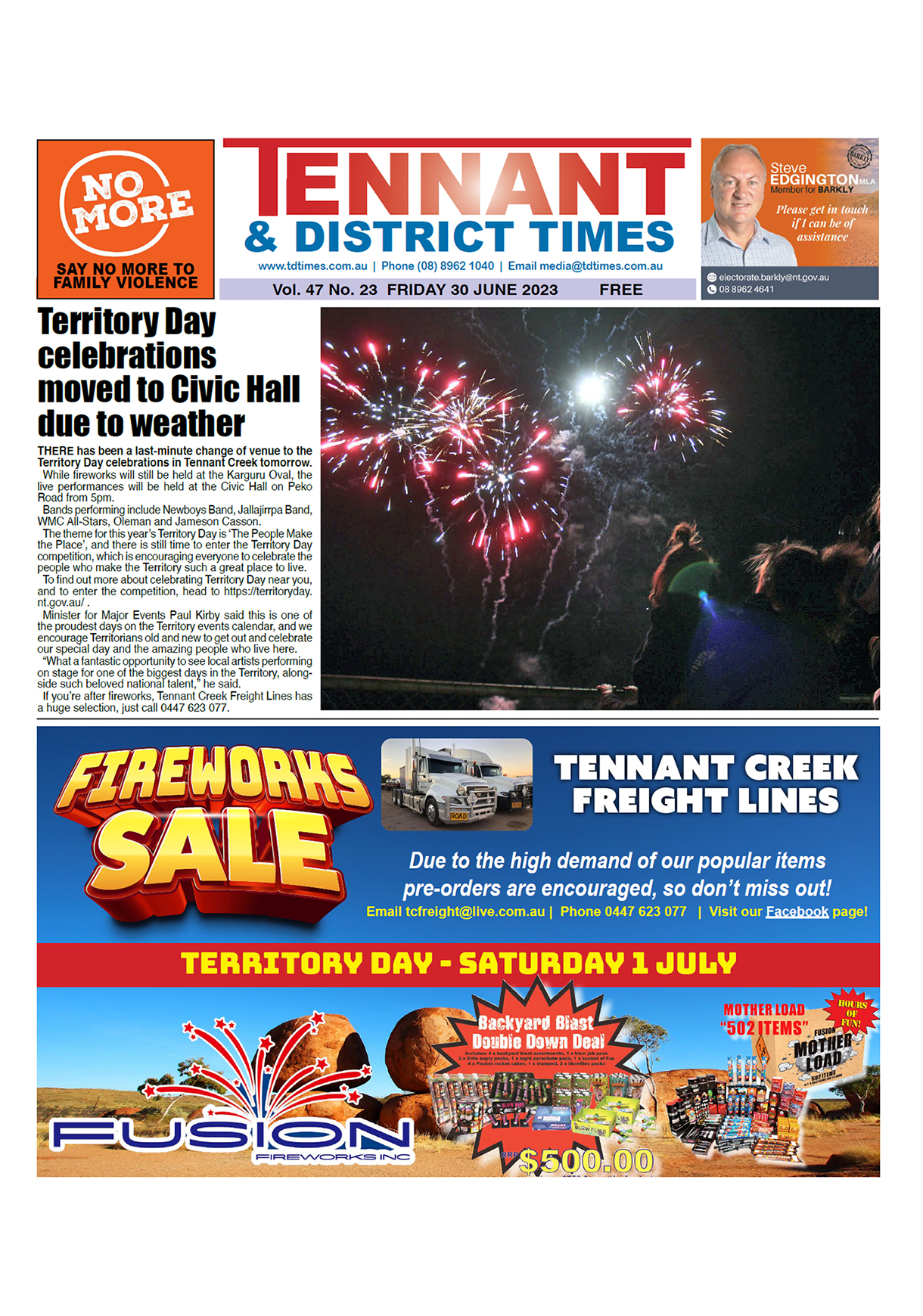 Tennant & District Times 30 June 2023