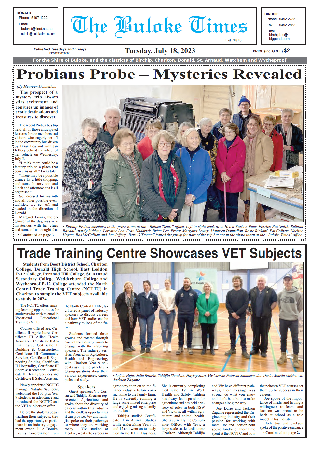 The Buloke Times 18 July 2023