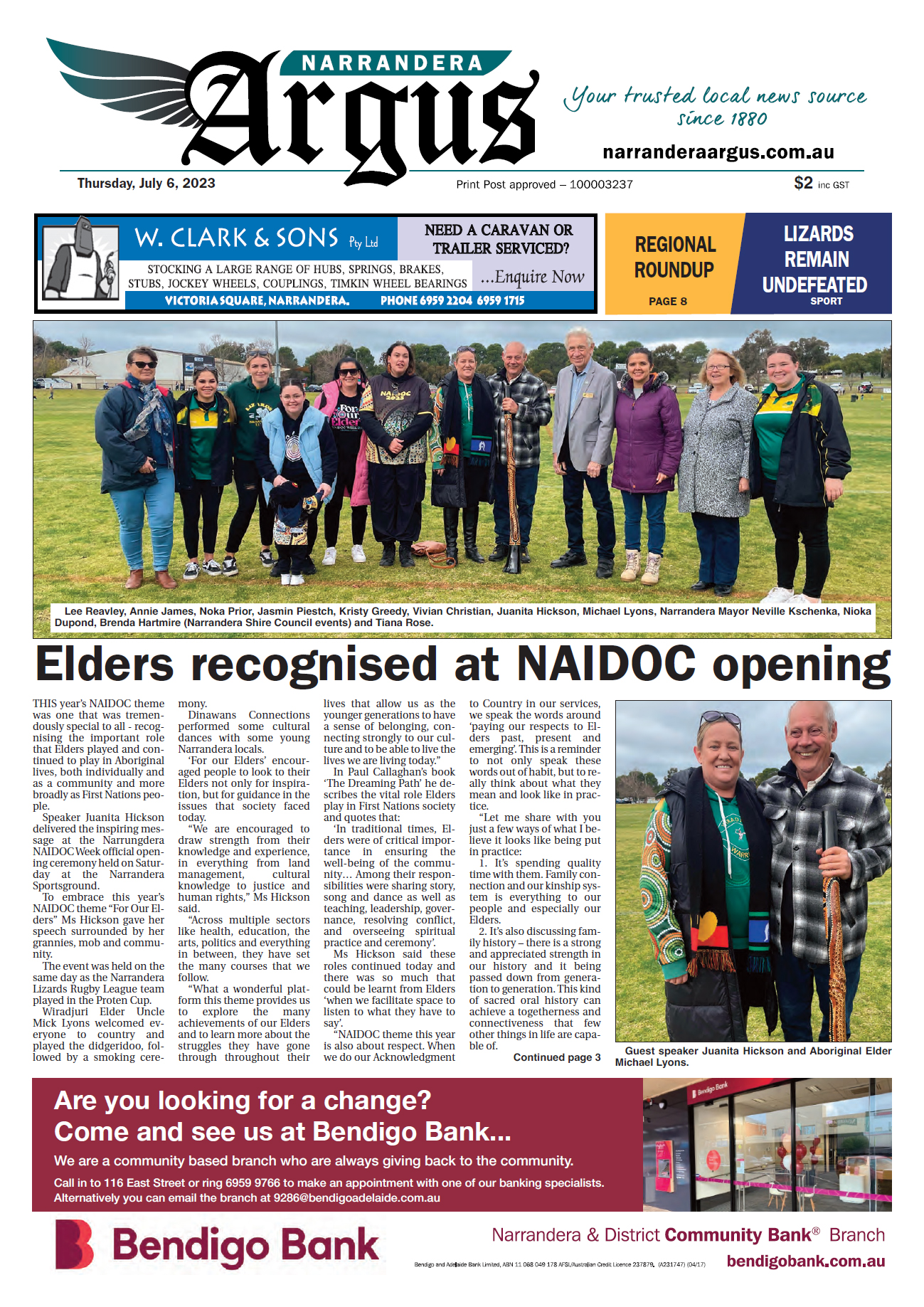 Narrandera Argus, 6 July 2023