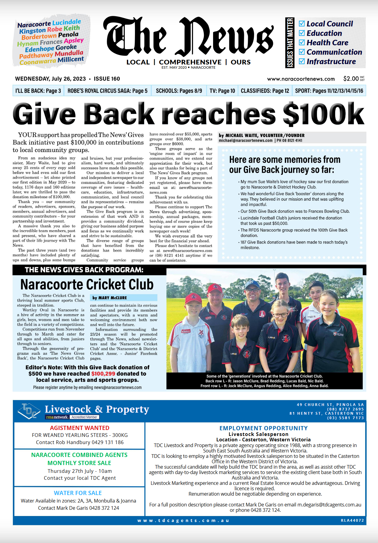Naracoorte Community News 26 July 2023