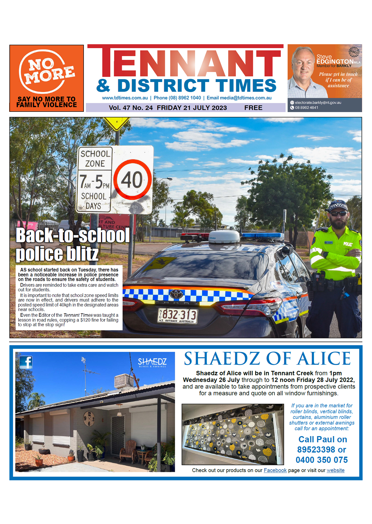 Tennant & District Times 21 July 2023