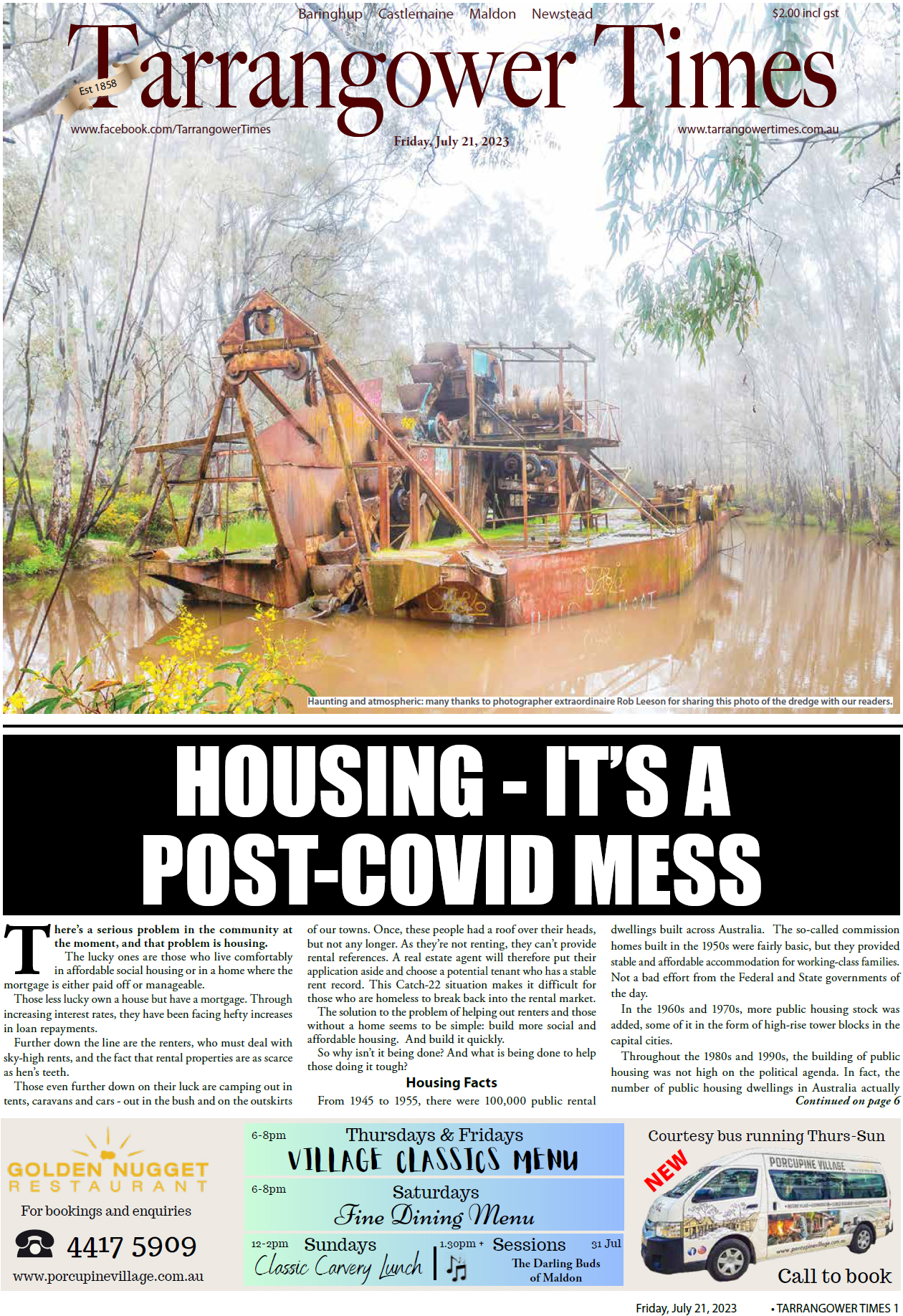 Tarrangower Times 21 July 2023