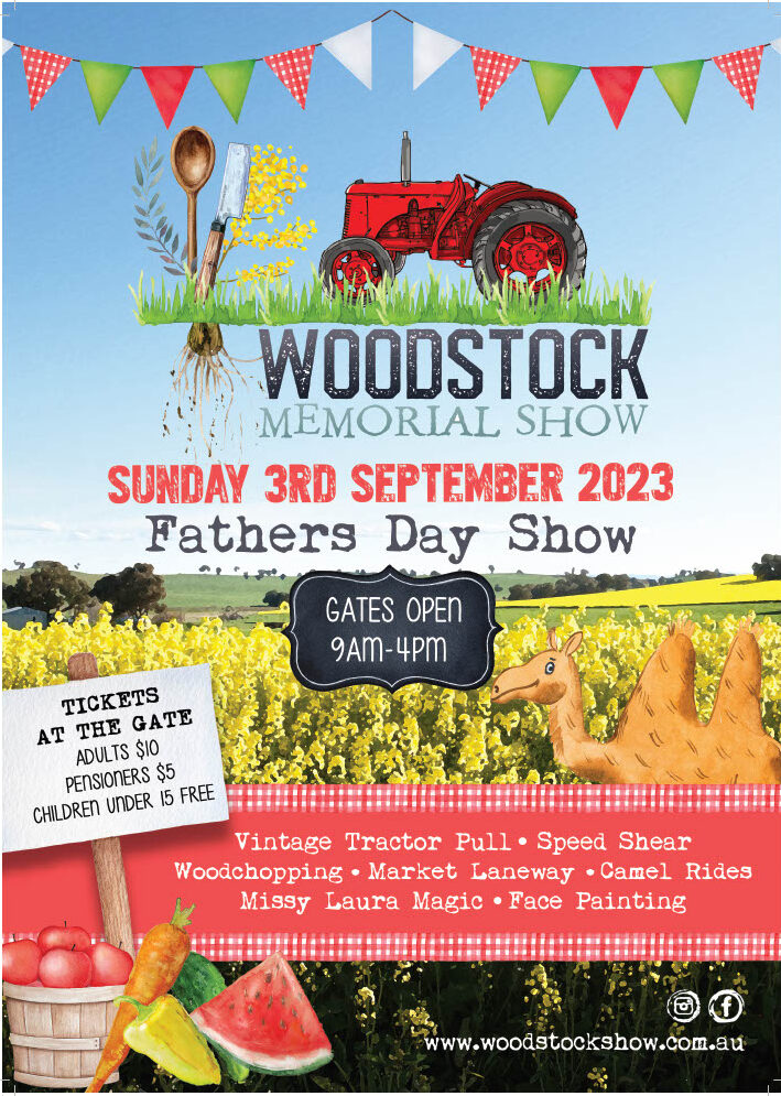 Woodstock Show flyer