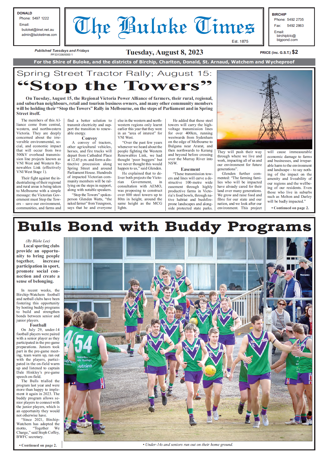 The Buloke Times 8 August 2023