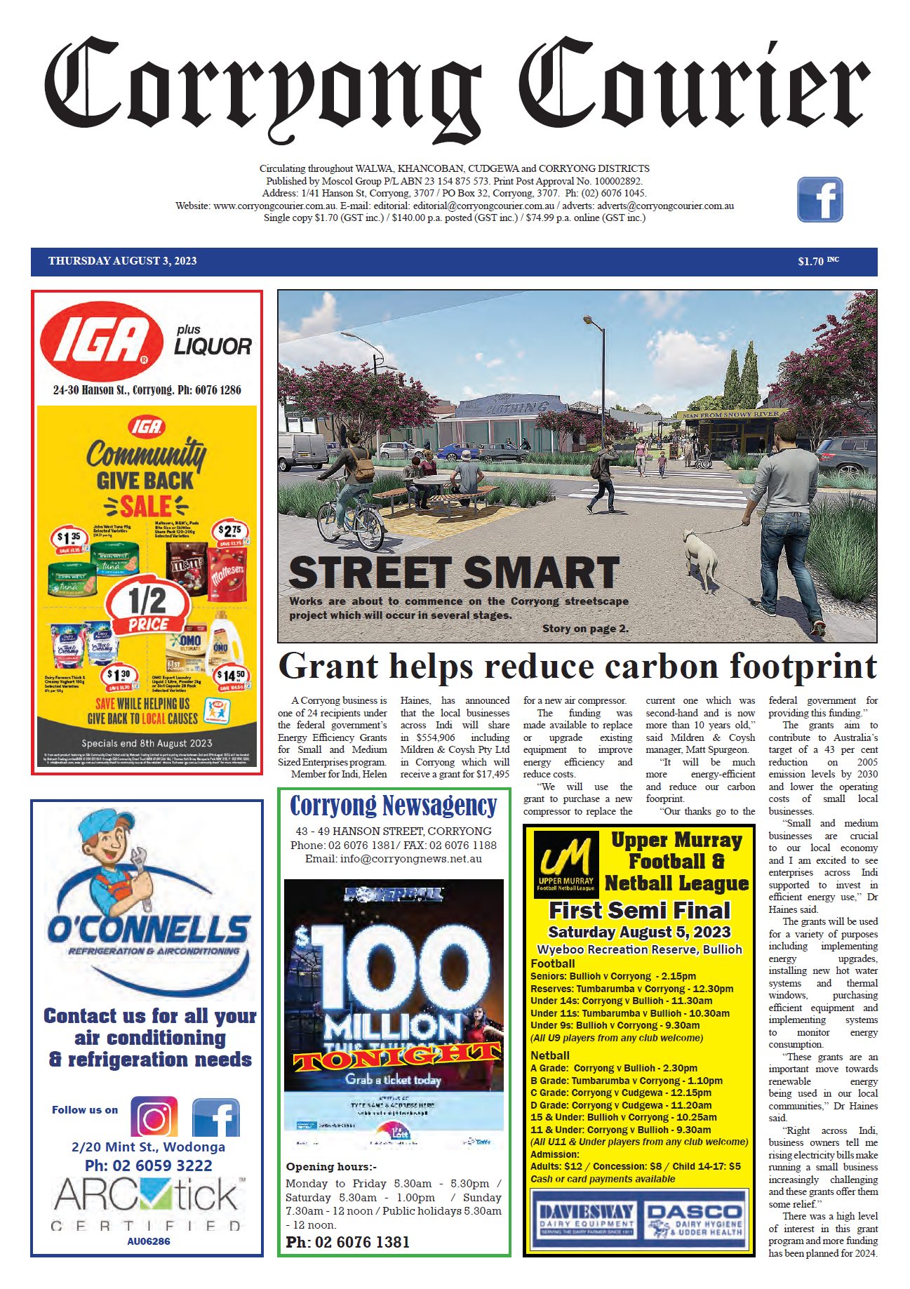 Corryong Courier 3 August 2023