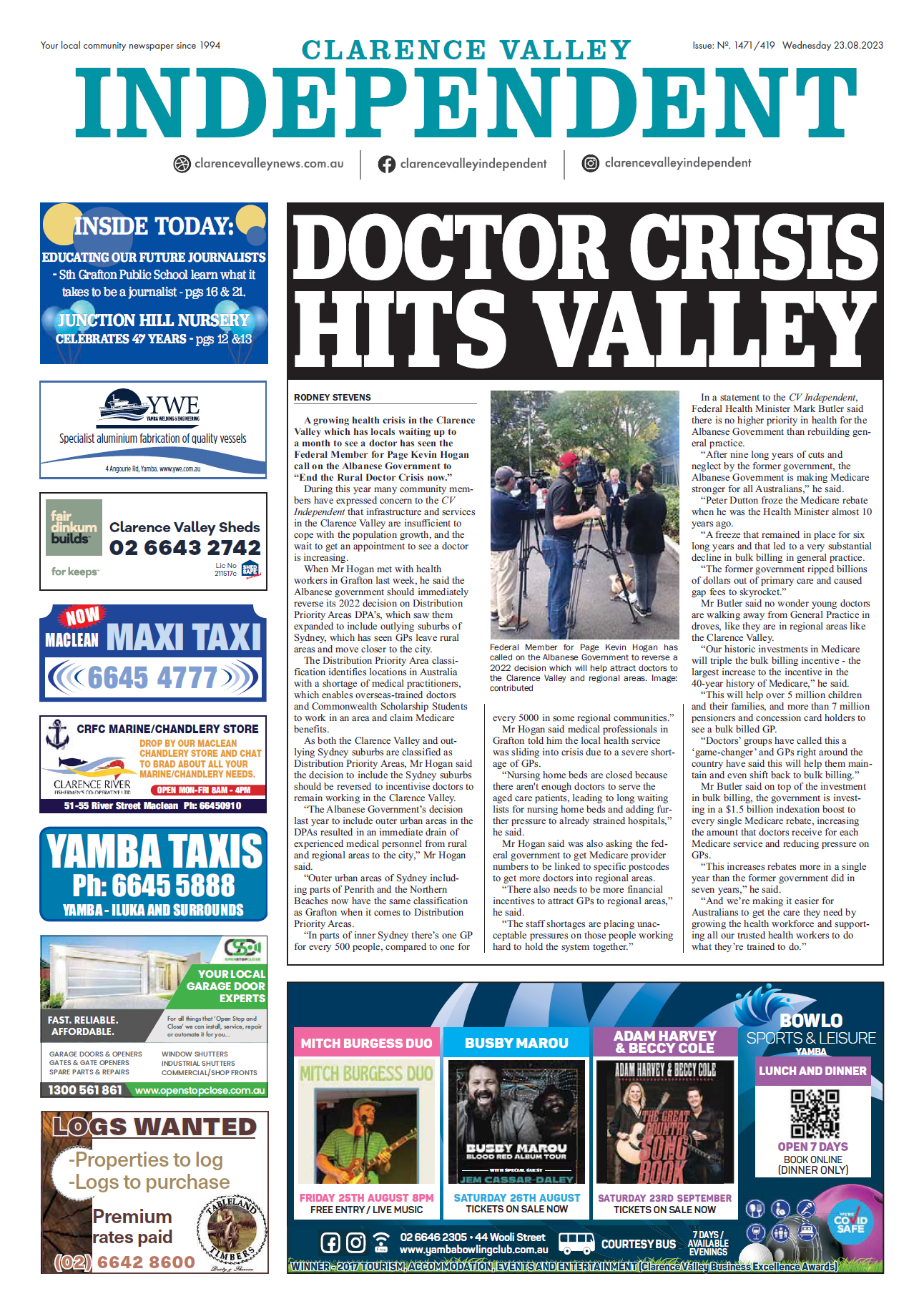 Clarence Valley Independent 23 August 2023