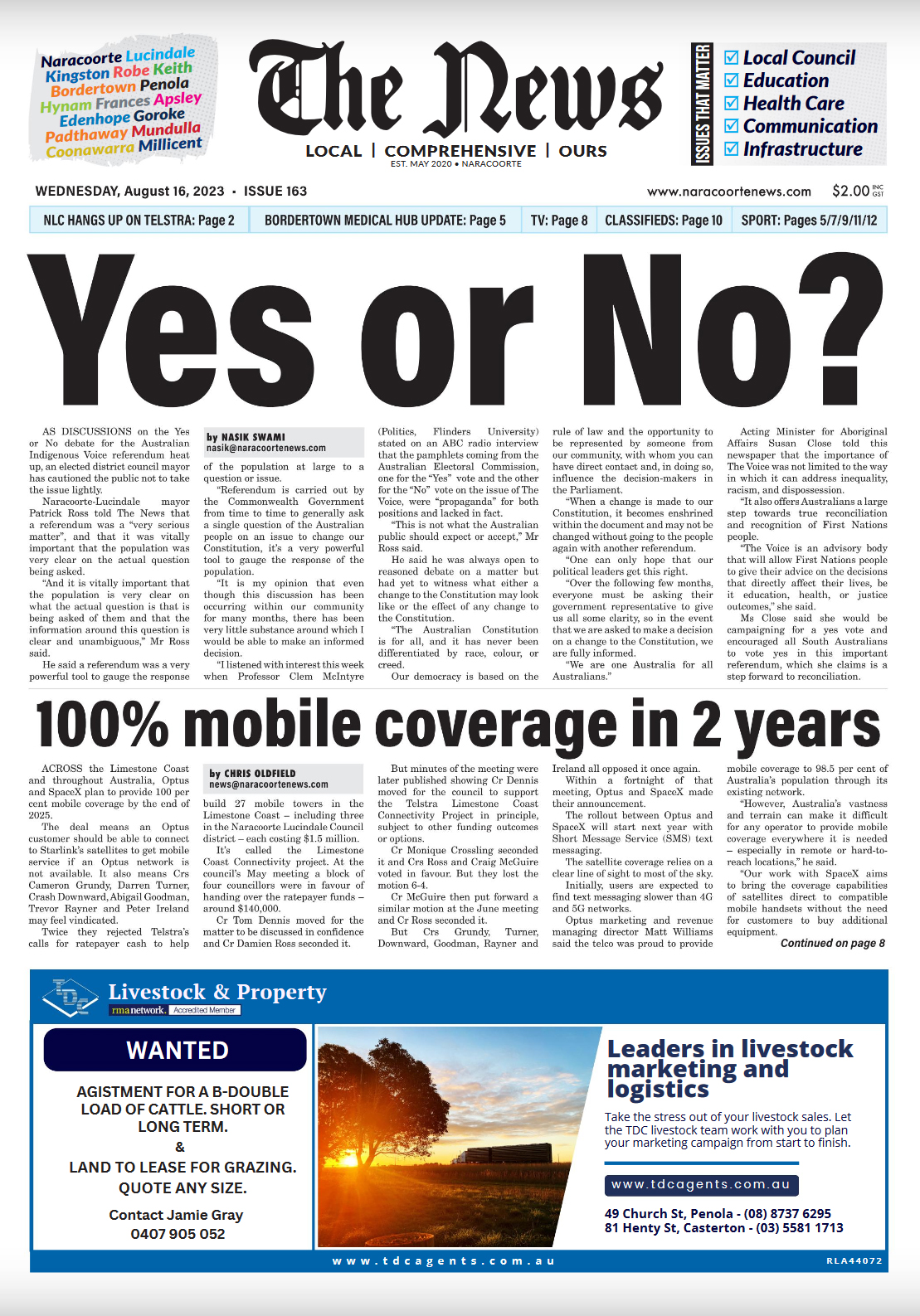 Naracoorte Community News 16 August 2023