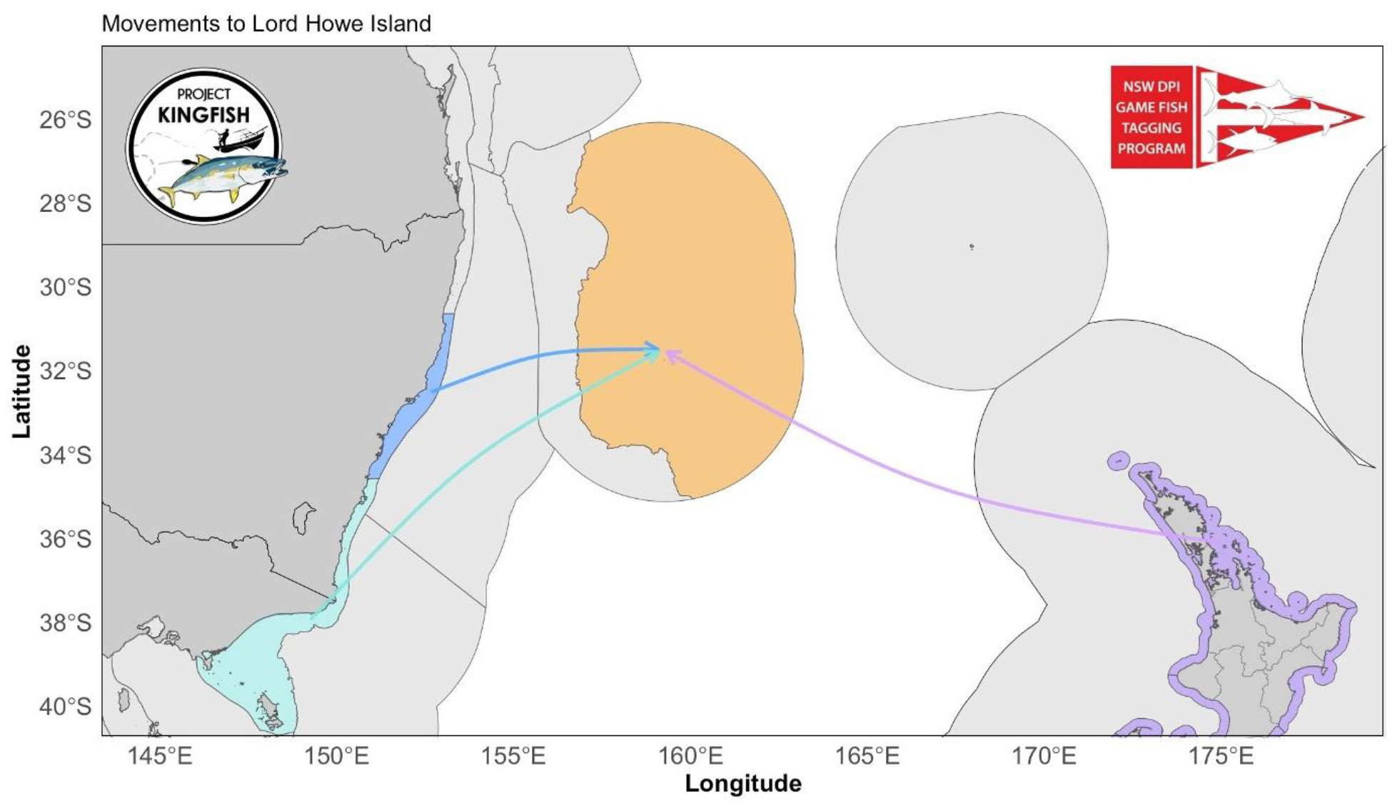 Project Kingfish map