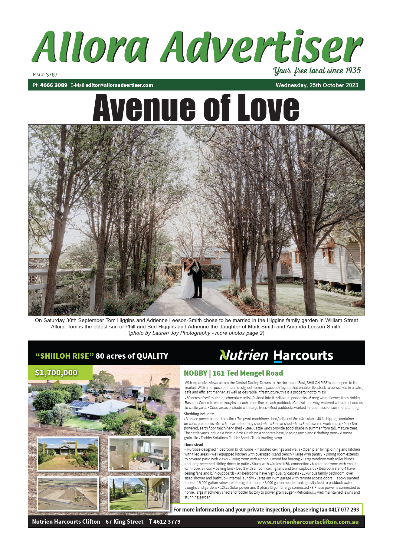 Allora Advertiser 25 October 2023