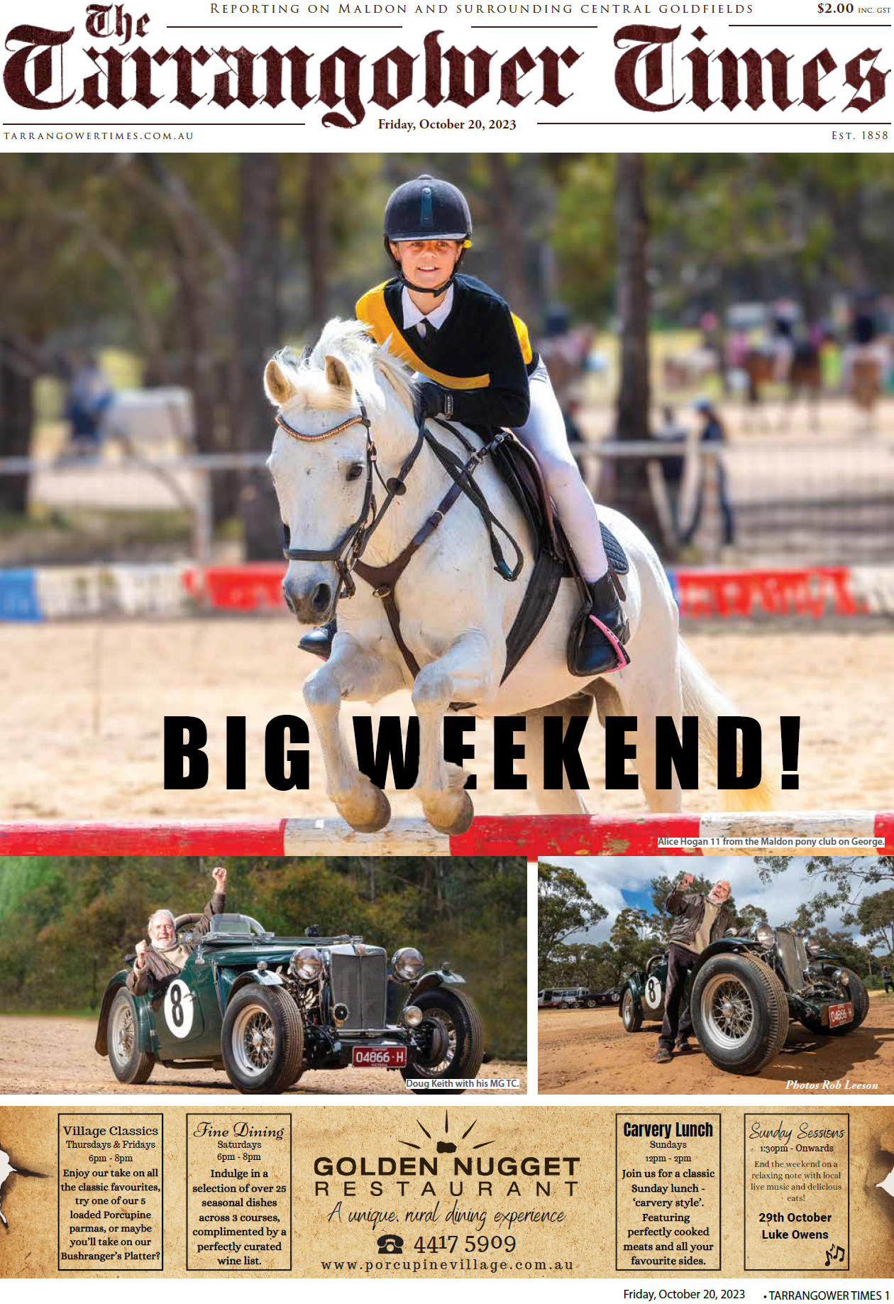 Tarrangower Times 20 October 2023