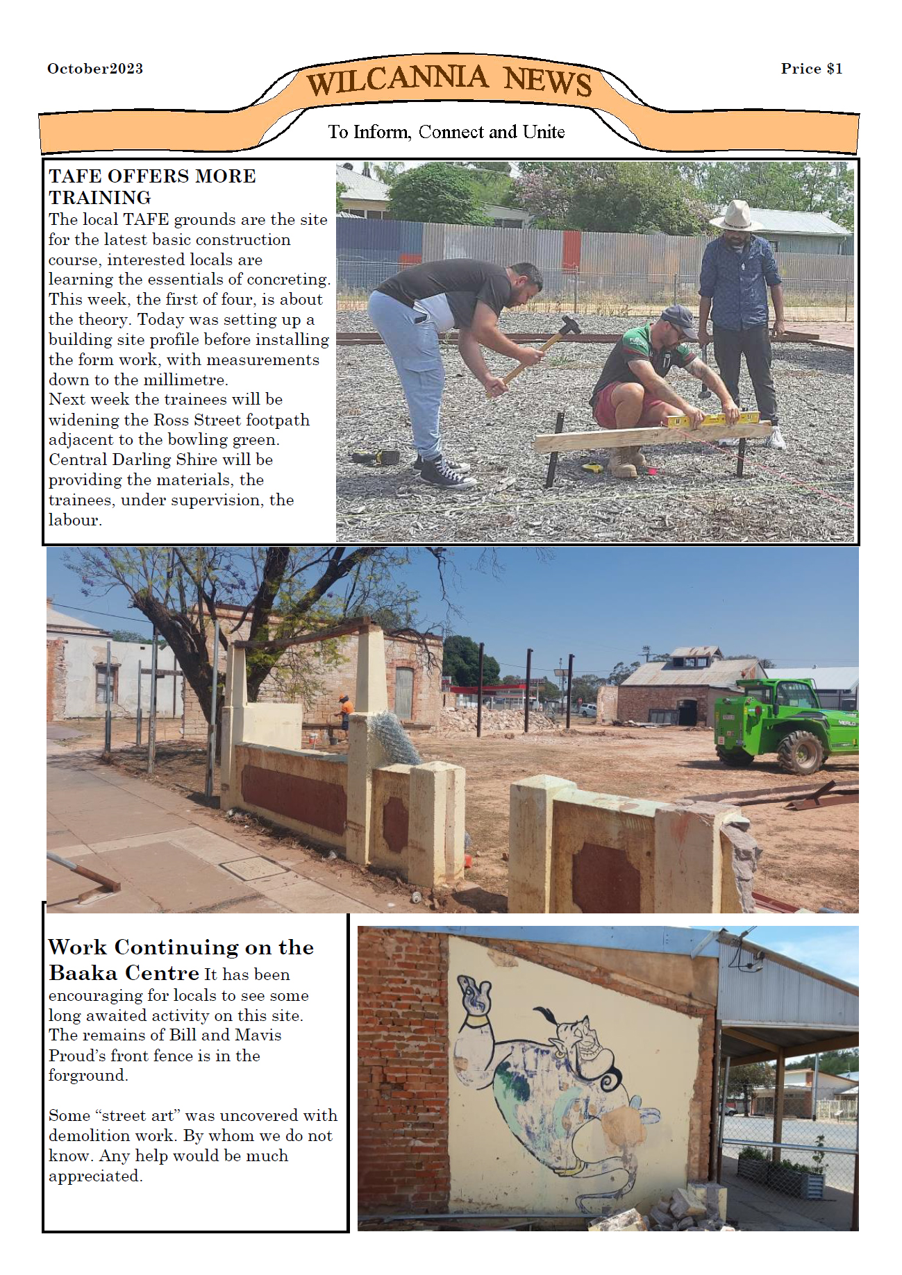 Wilcannia News October 2023