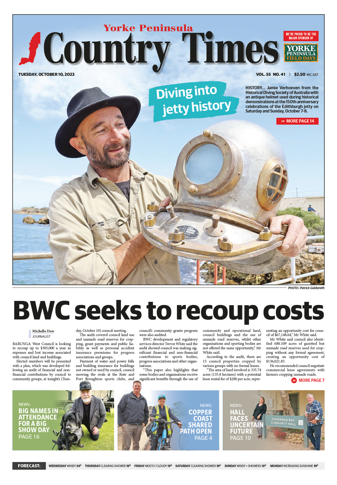 Yorke Peninsula Country Times 10 October 2023