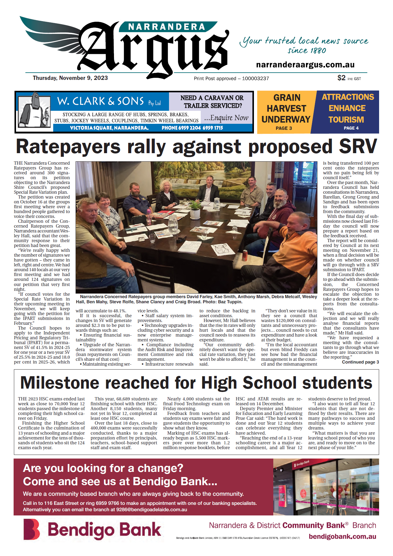 Narrandera Argus 9 November 2023
