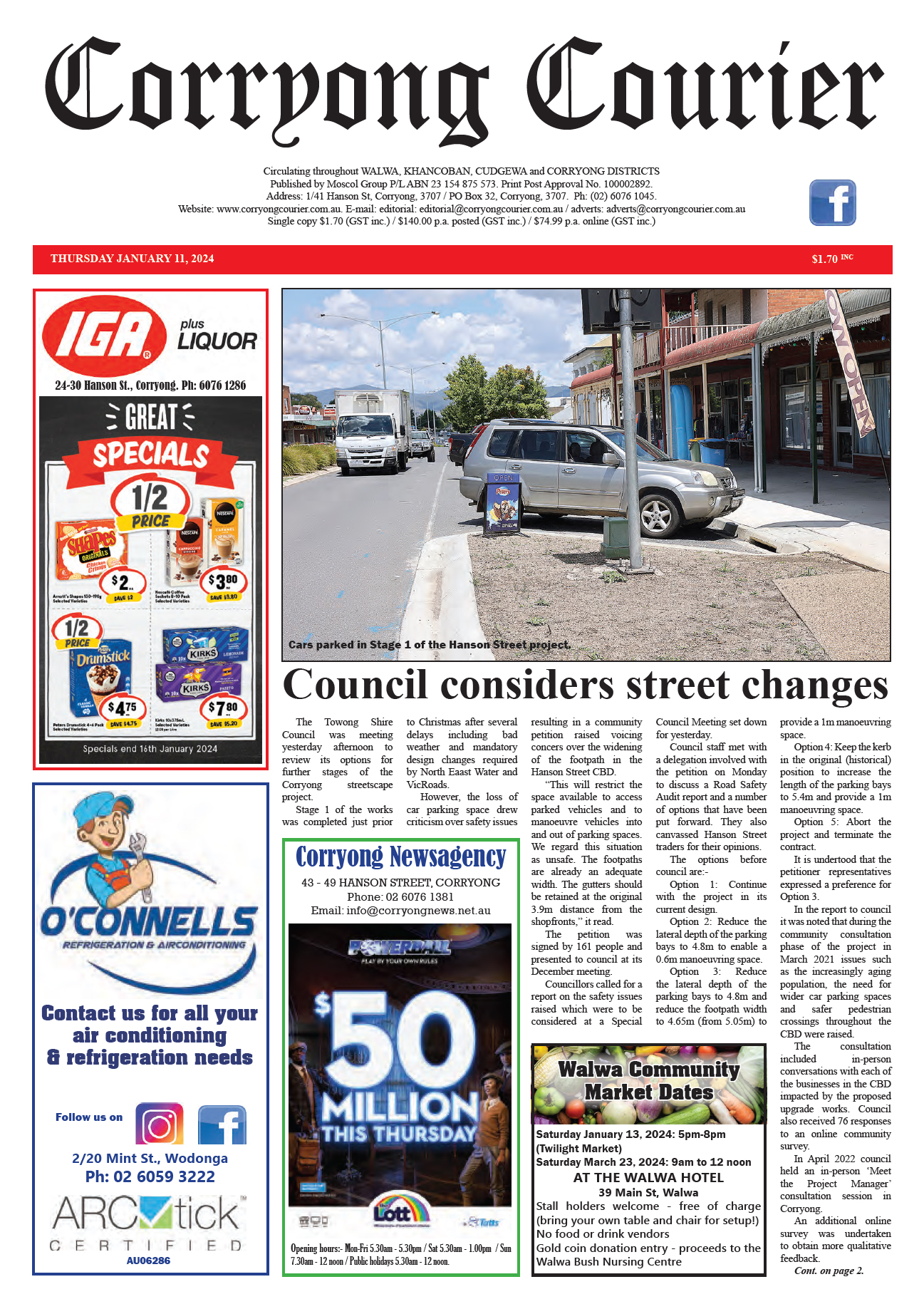 Corryong Courier 11 January 2024