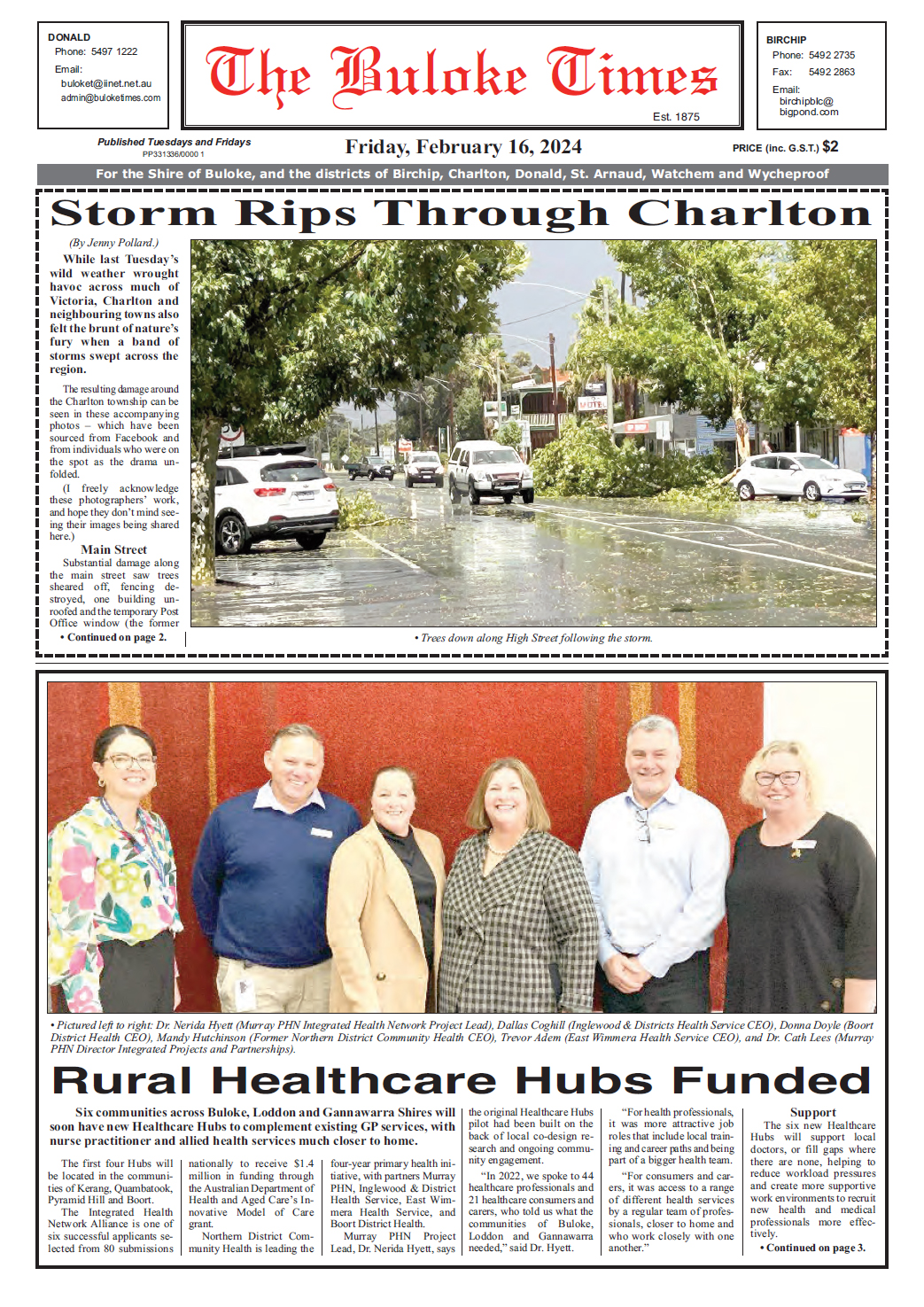 The Buloke Times 16 February 2024