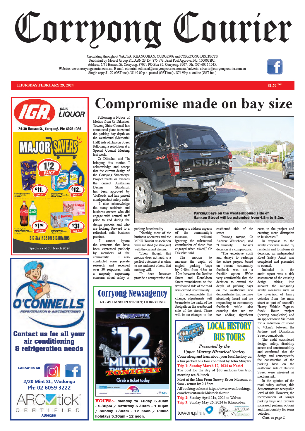 Corryong Courier 29 February 2024