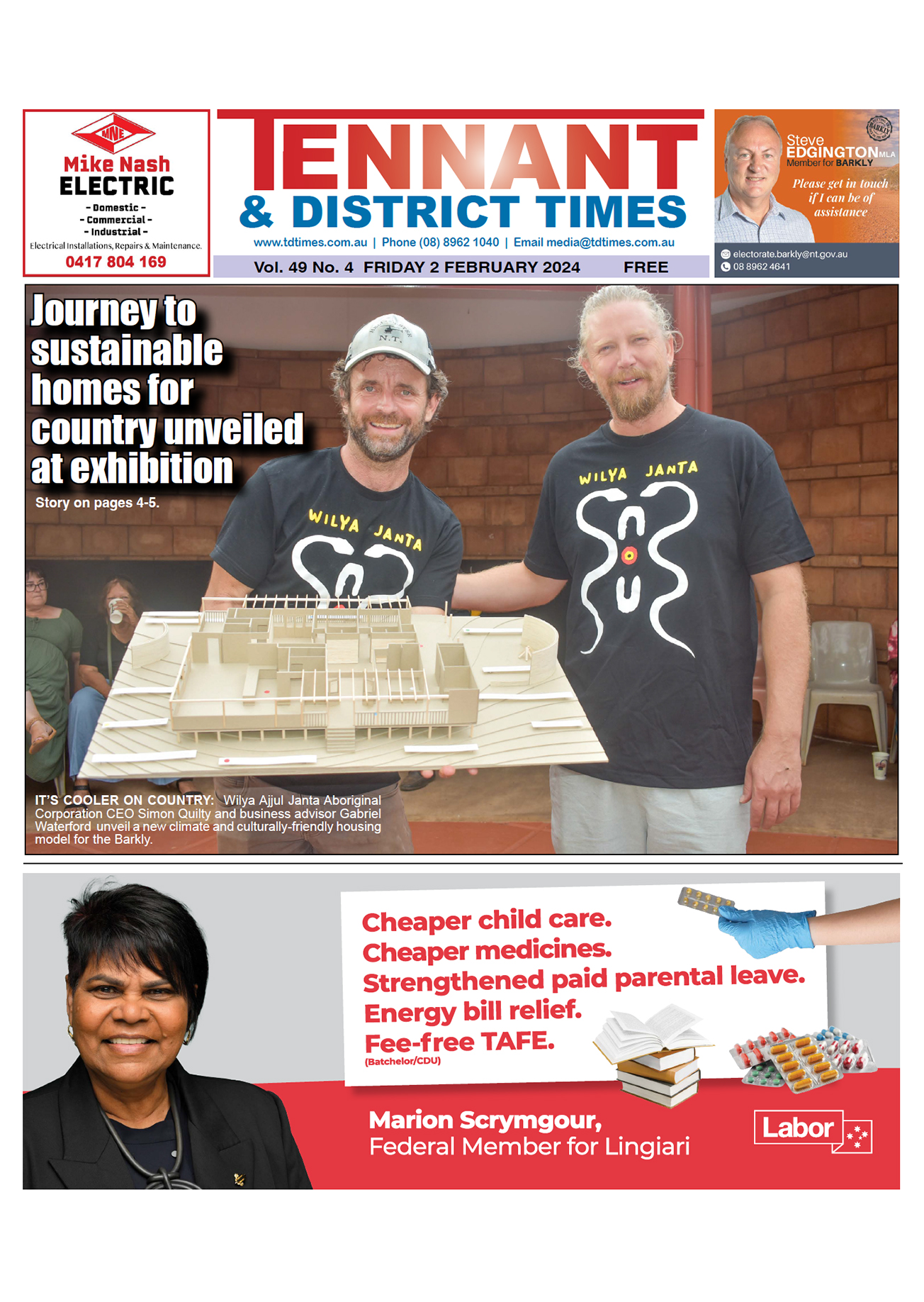 Tennant & District Times 2 February 2024