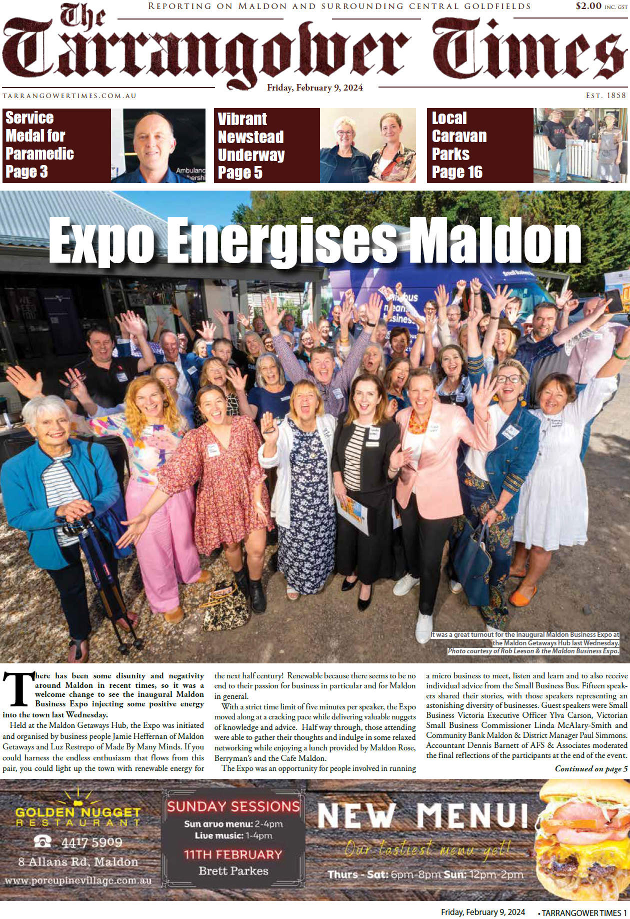 Tarrangower Times 9 February 2024