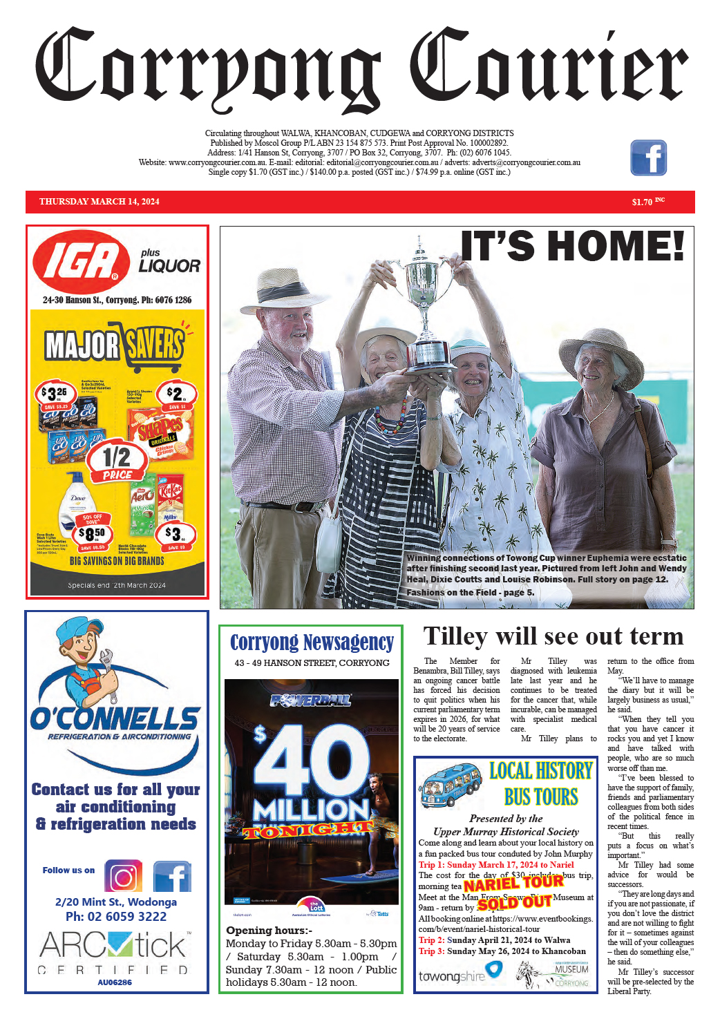Corryong Courier 14 March 2024