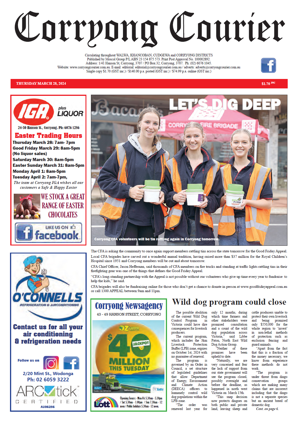 Corryong Courier 28 March 2024