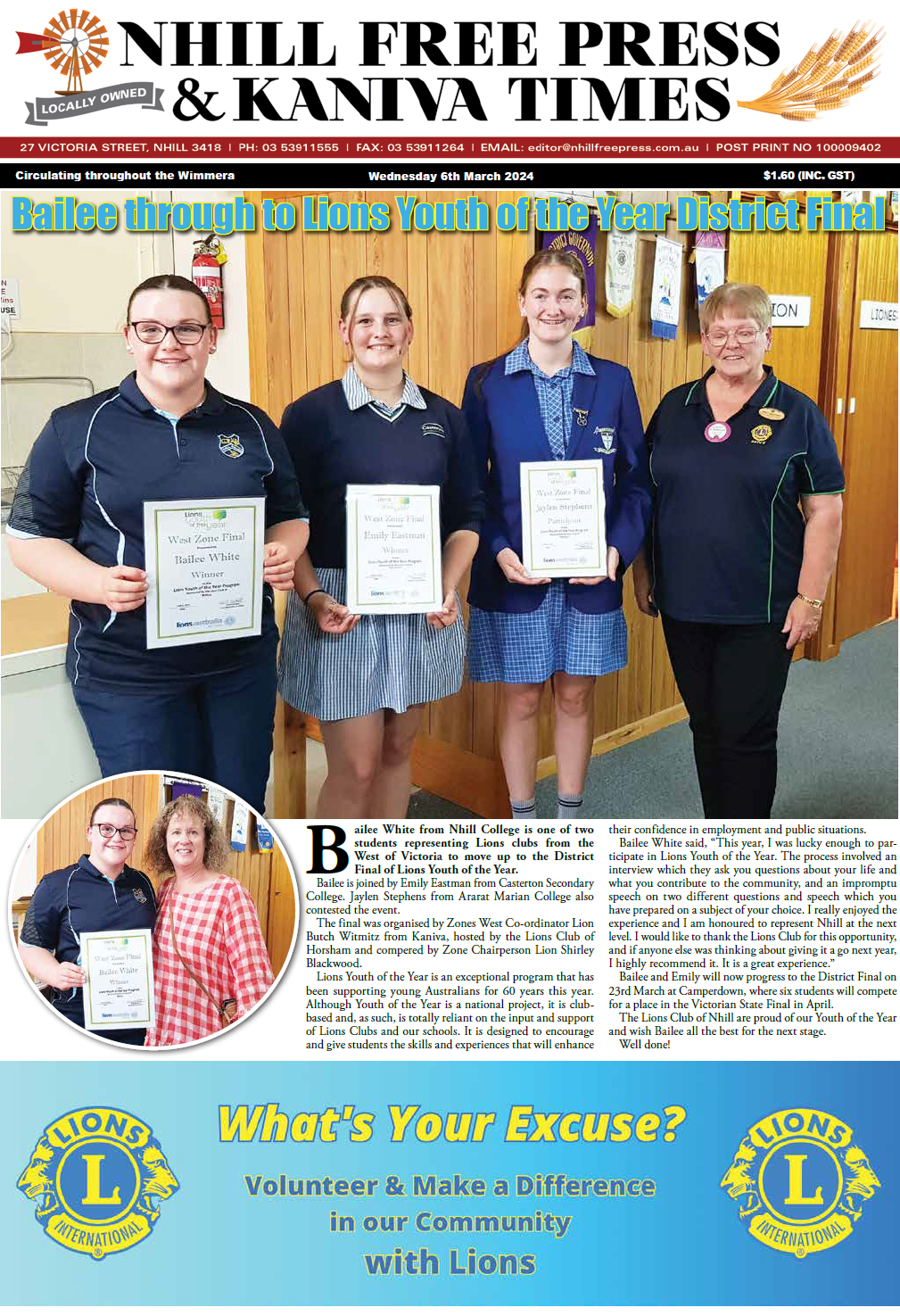 Nhill Free Press & Kaniva Times 6 March 2024