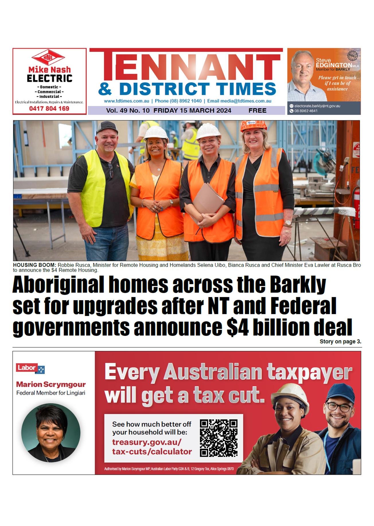 Tennant & District Times 15 March 2024