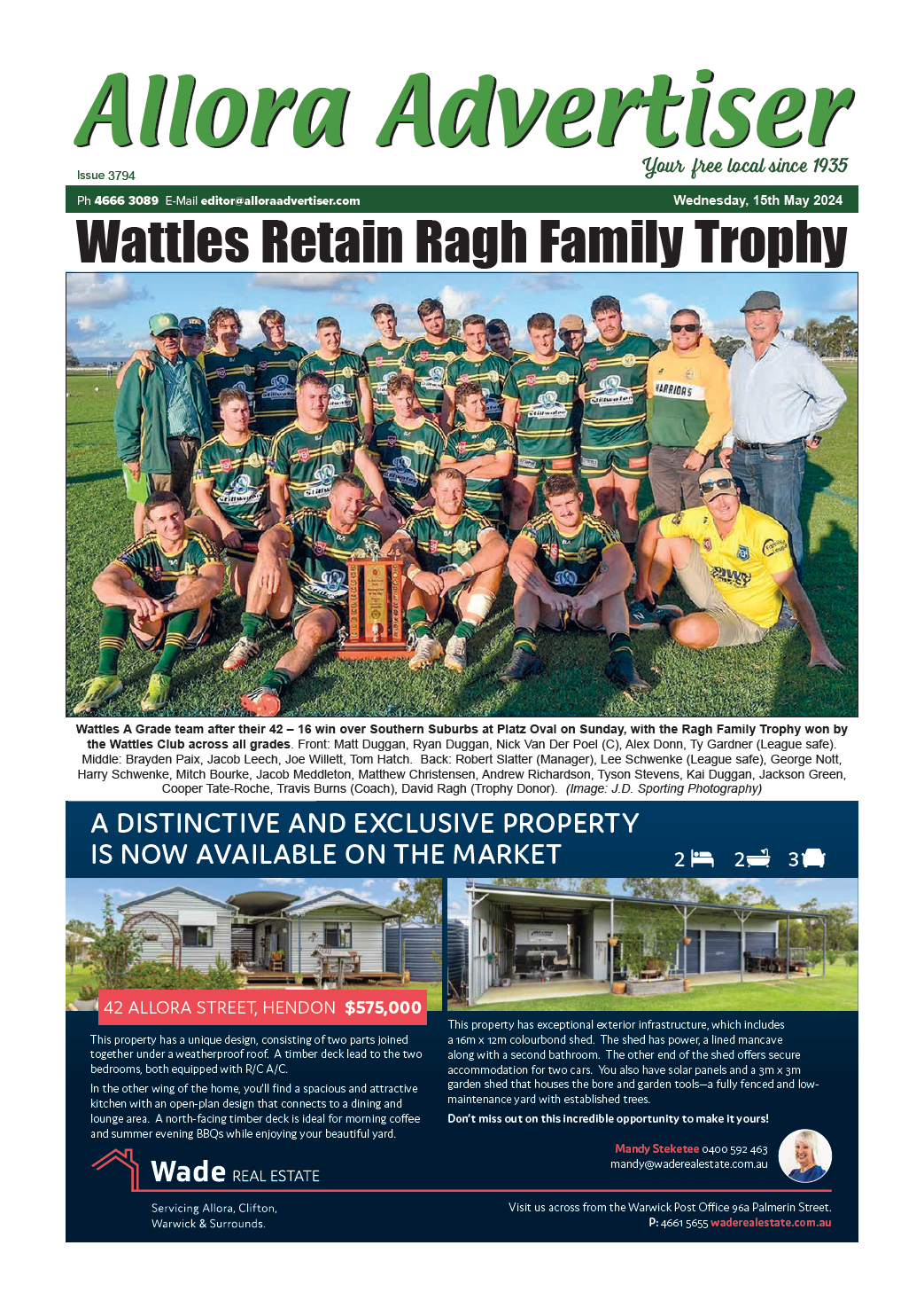 Allora Advertiser 15 May 2024
