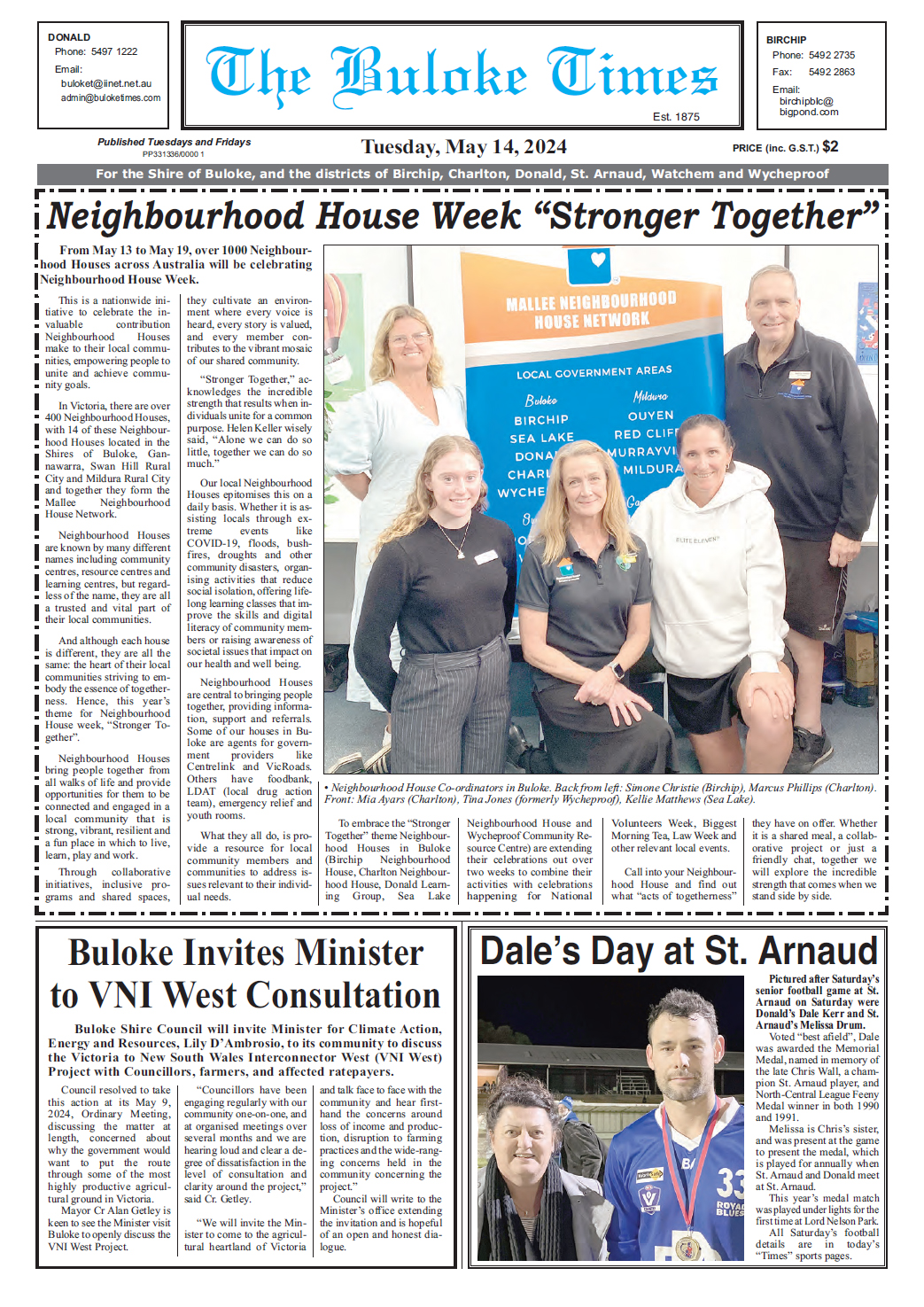 The Buloke Times 14 May 2024