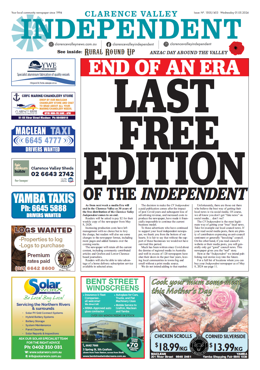 Clarence Valley Independent 1 May 2024