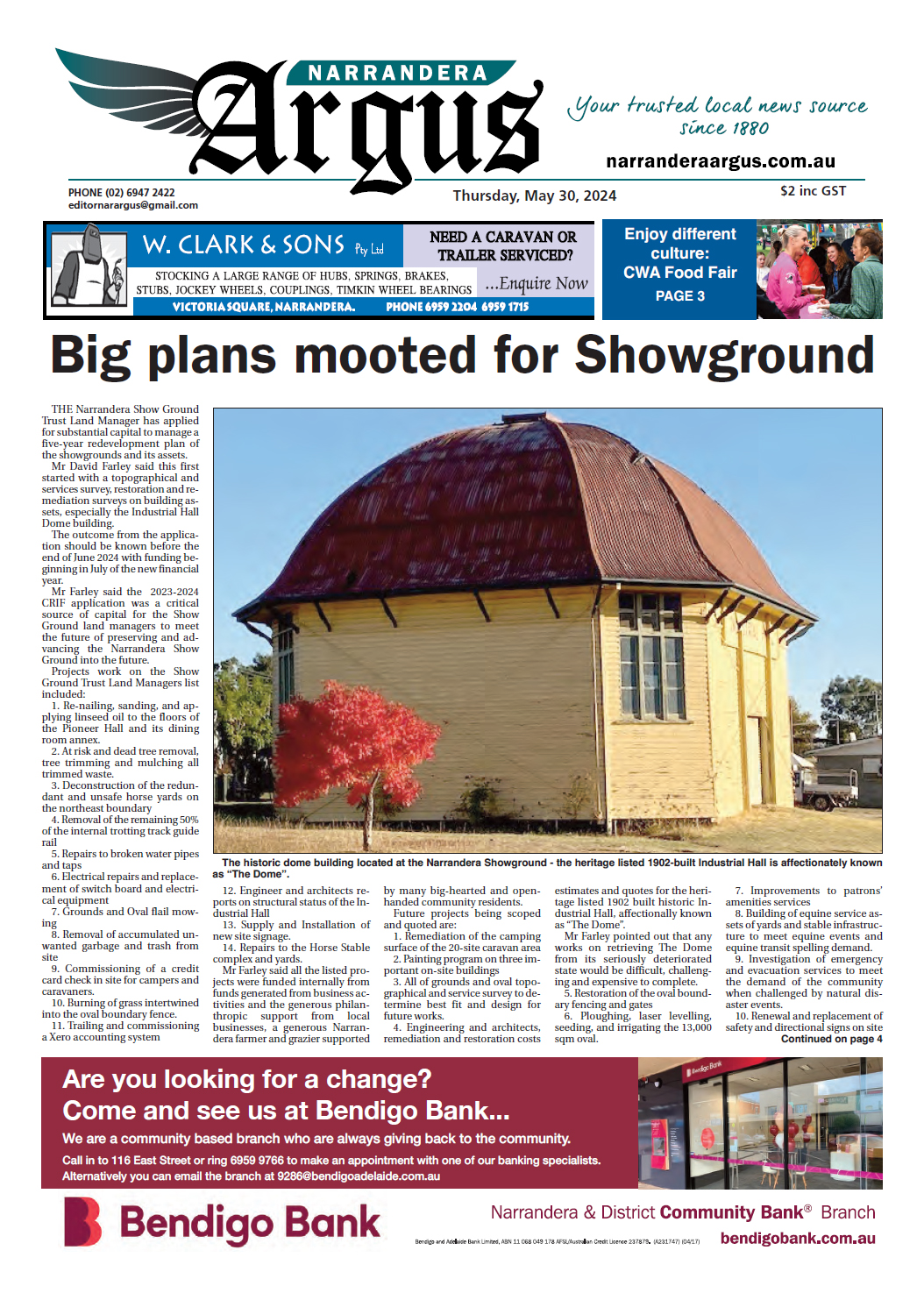 Narrandera Argus 30 May 2024