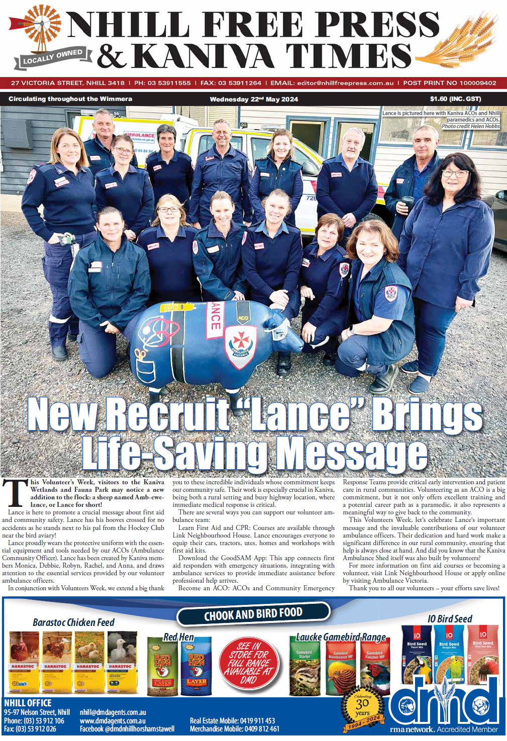 Nhill Free Press & Kaniva Times 22 May 2024