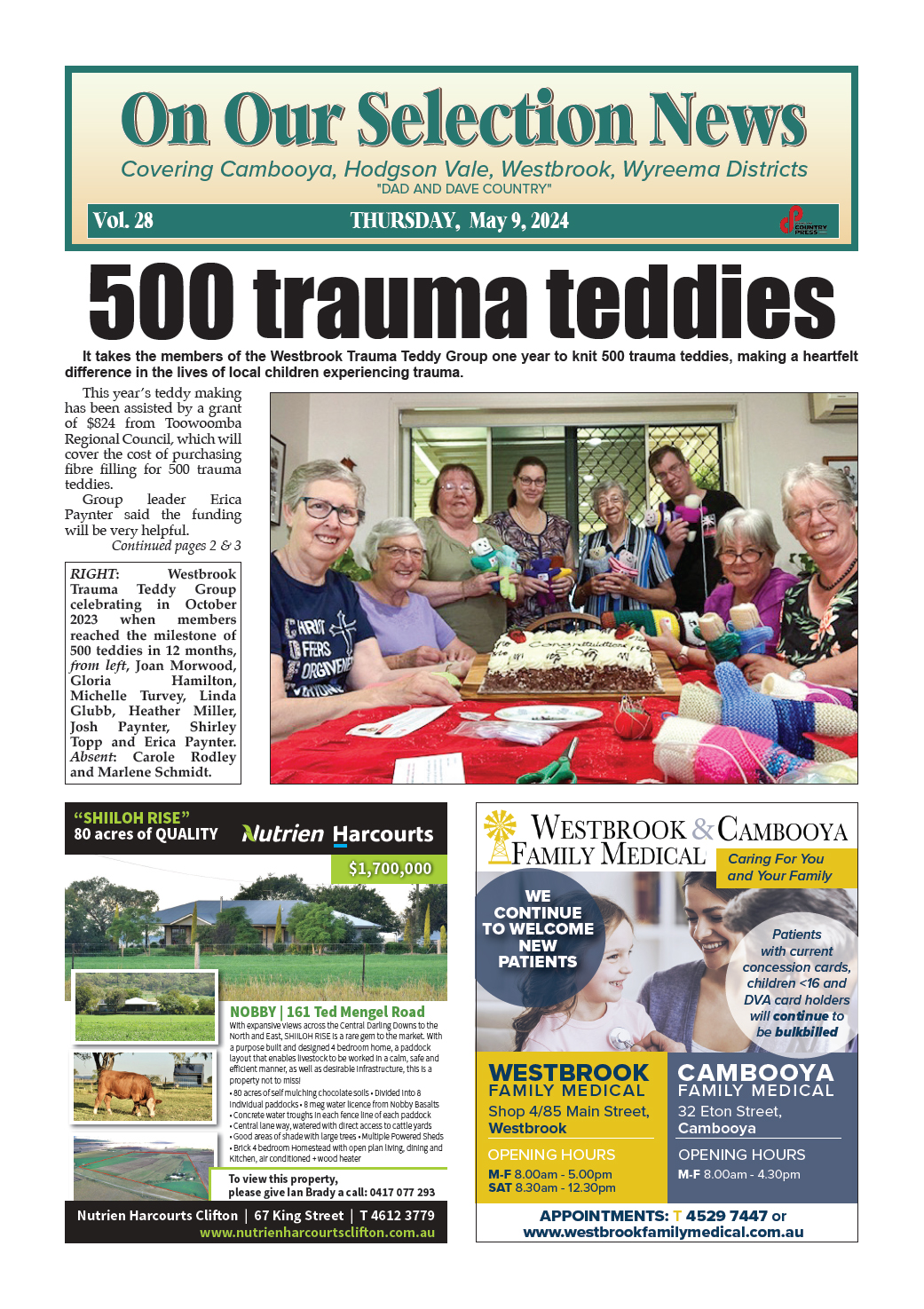 On Our Selection News 9 May 2024