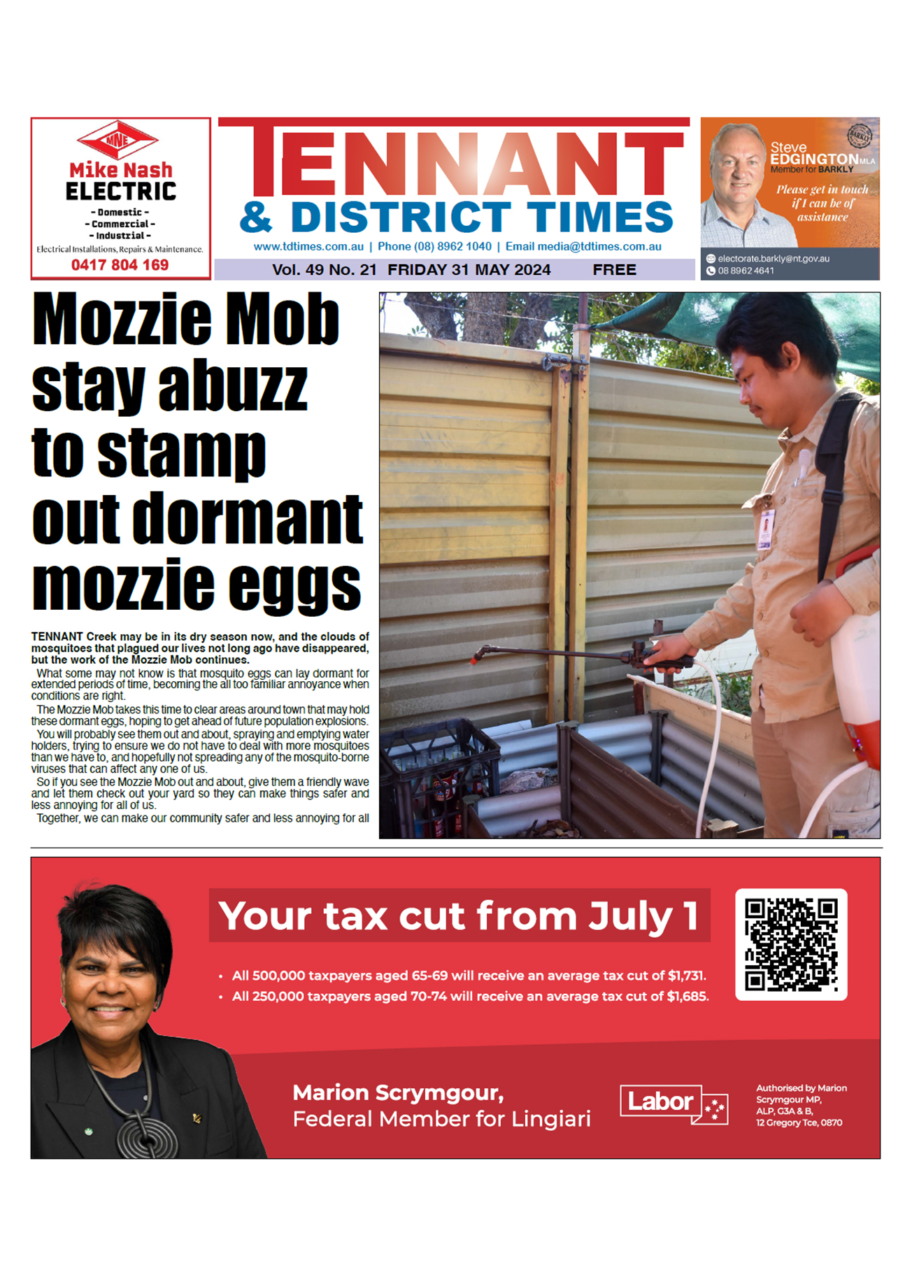 Tennant & District Times 31 May 2024