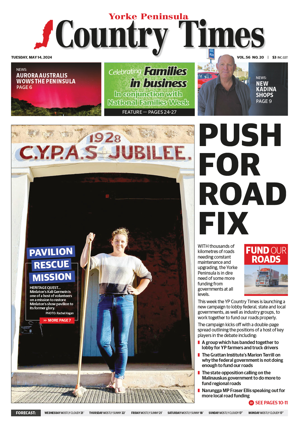Yorke Peninsula Country Times 14 May 2024