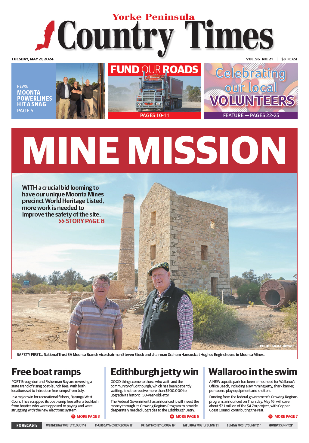 Yorke Peninsula Country Times 21 May 2023