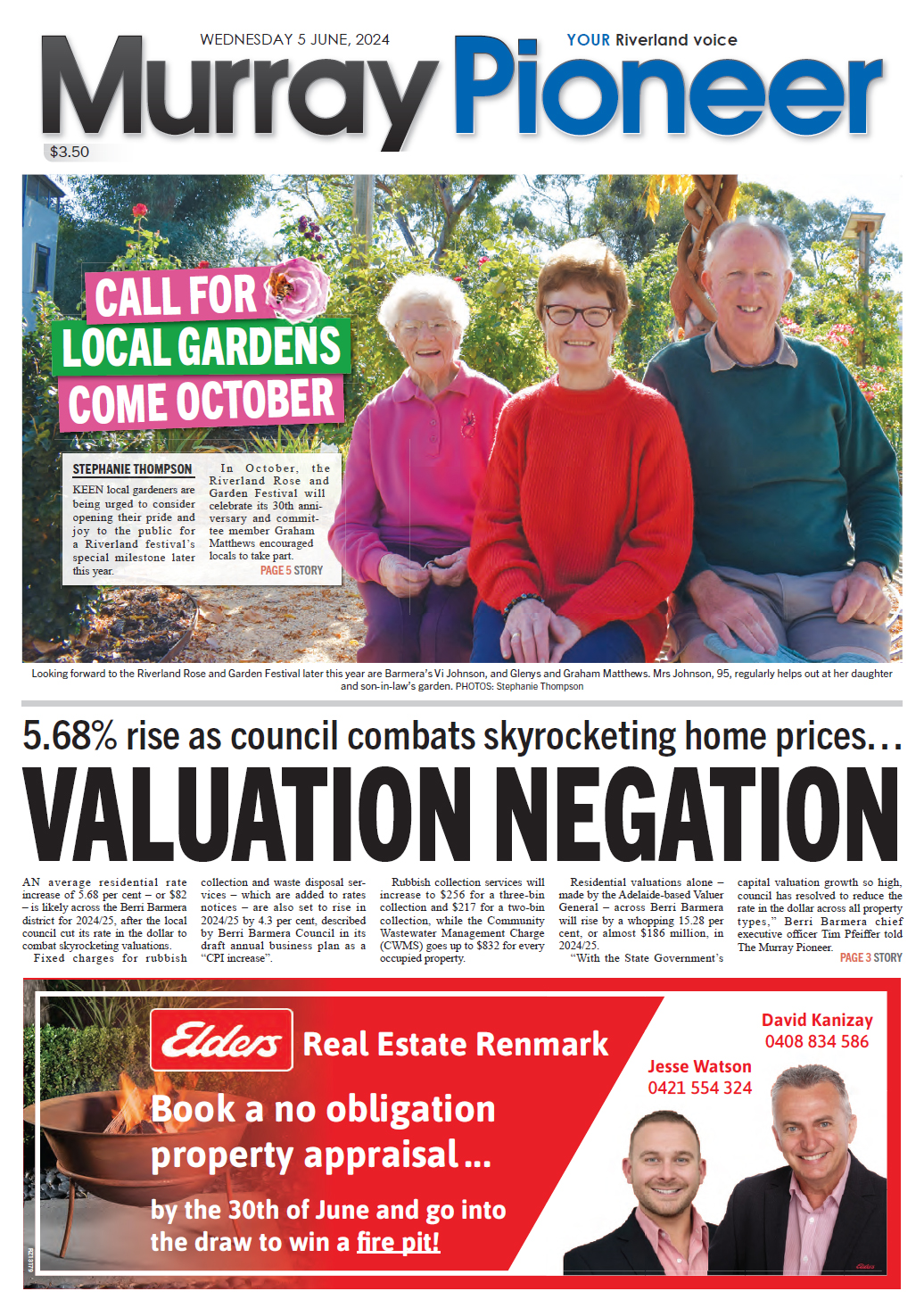 Murray Pioneer 5 June 2024