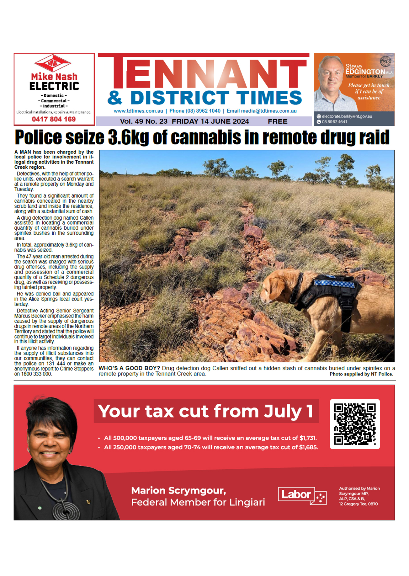 Tennant & District Times 14 June 2024