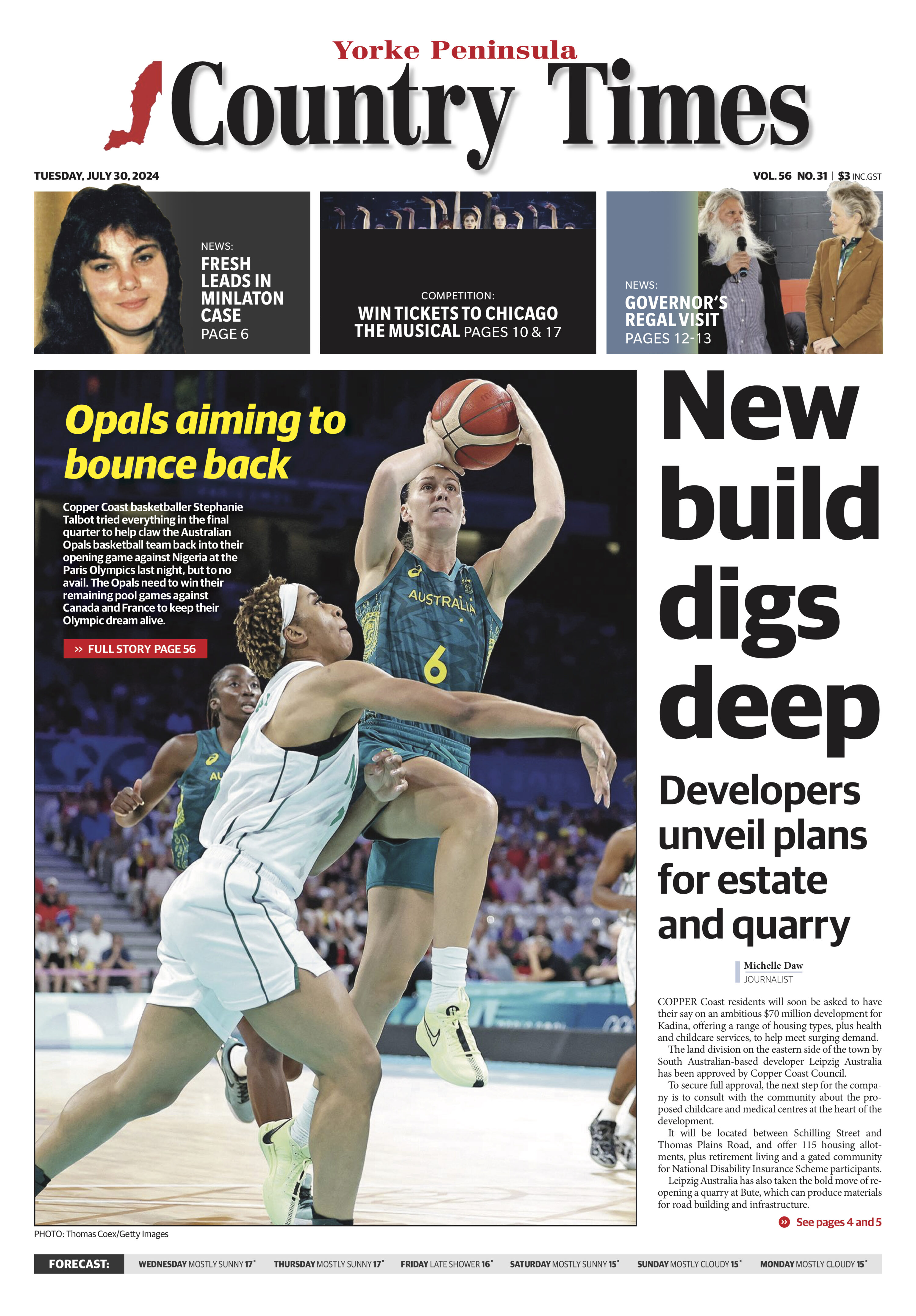 Yorke Peninsula Country Times 30 July 2024