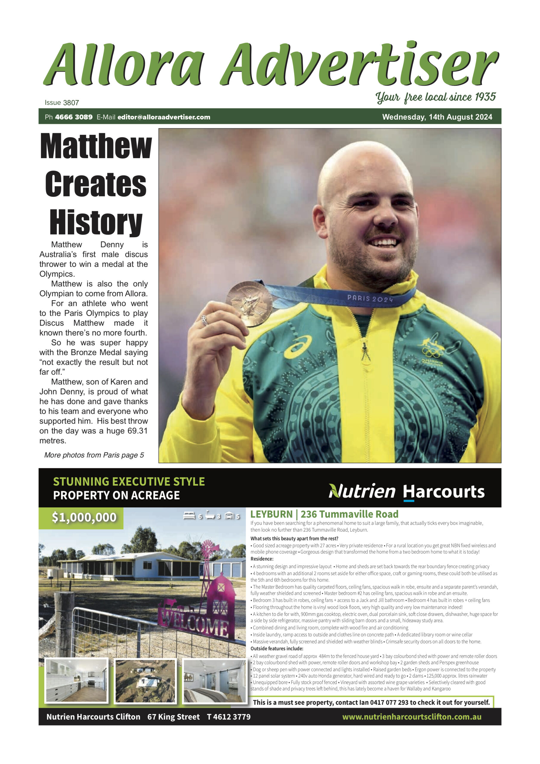 Allora Advertiser 14 August 2024