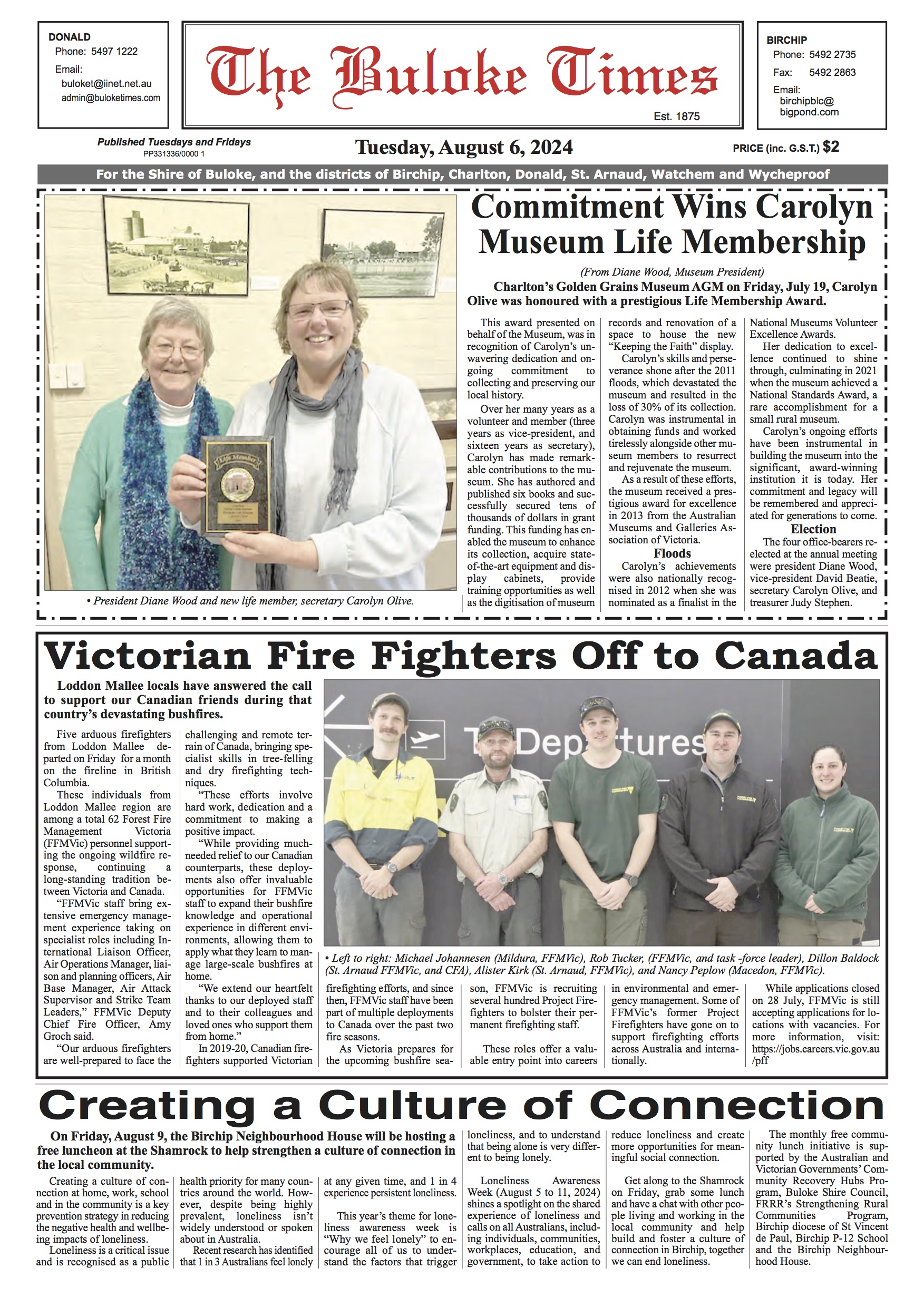 The Buloke Times 6 August 2024