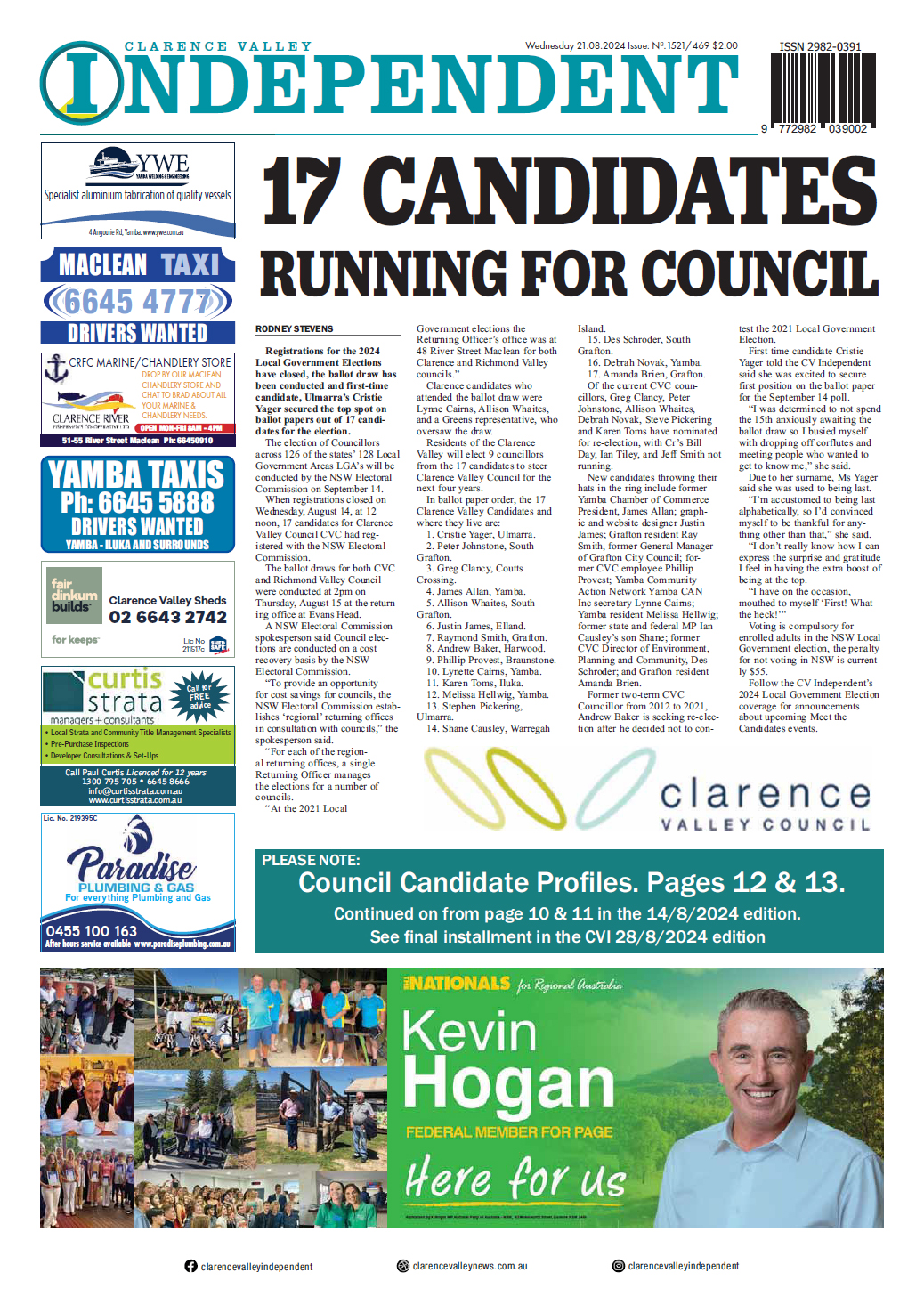 Clarence Valley Independent 21 August 2024