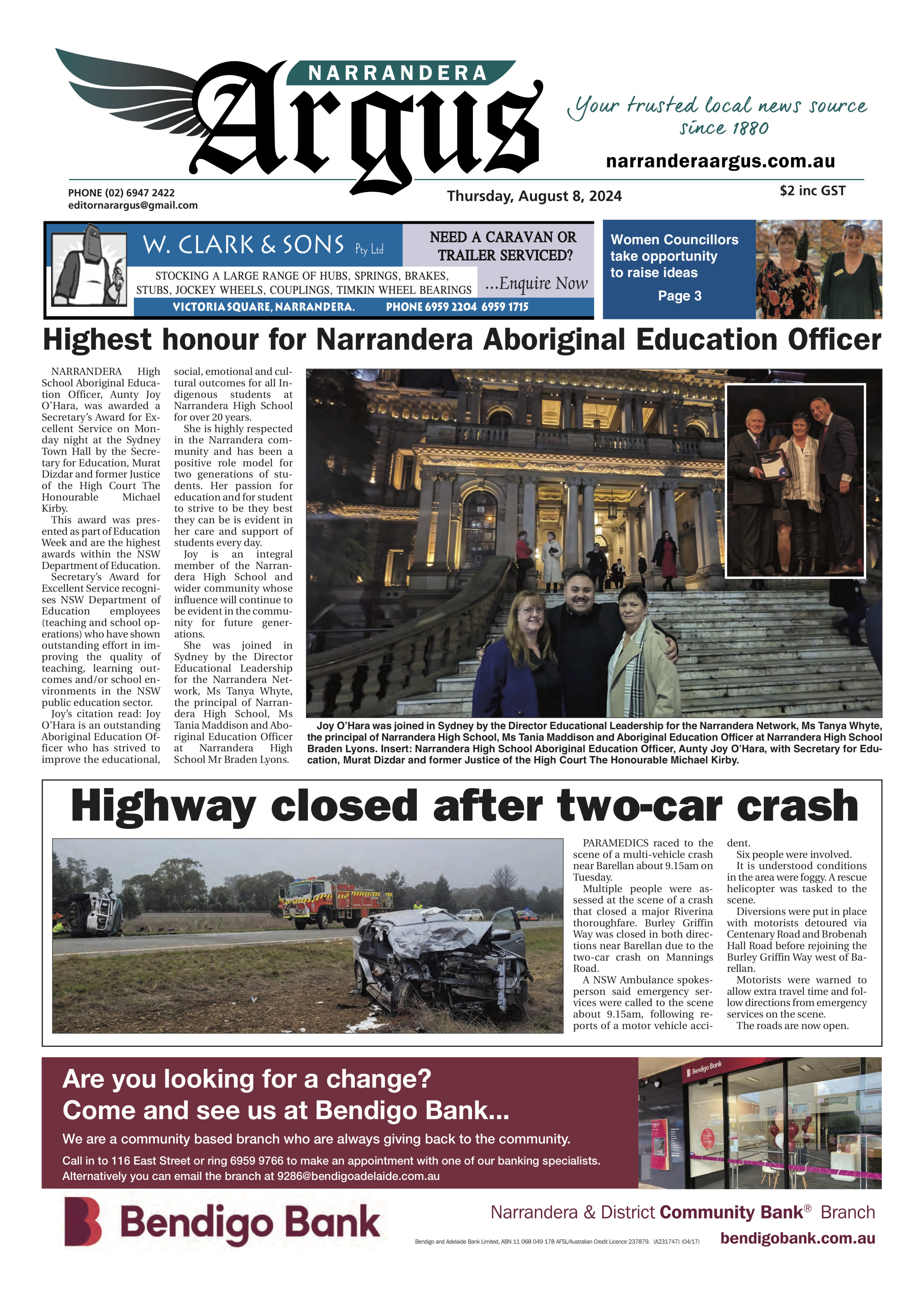 Narrandera Argus 8 August 2024