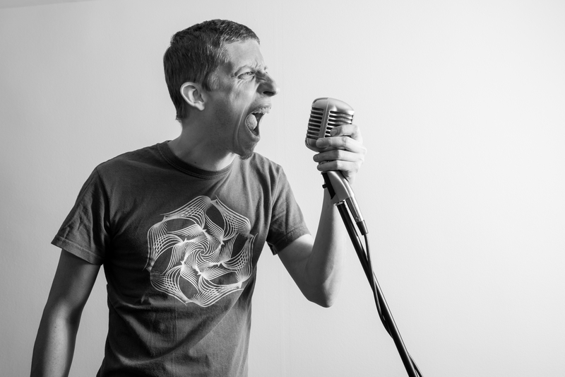 Guy shouting
