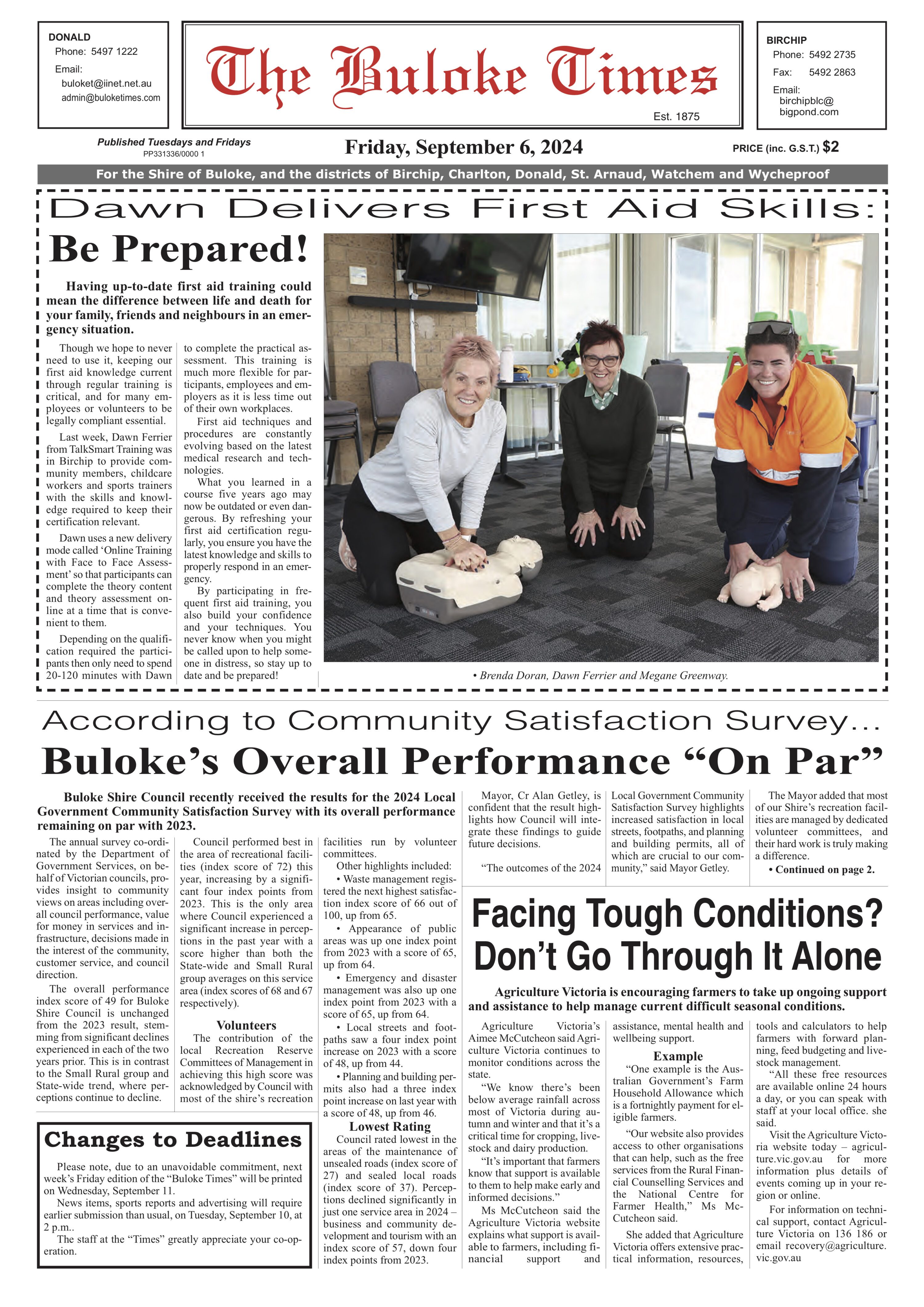 The Buloke Times 6 September 2024