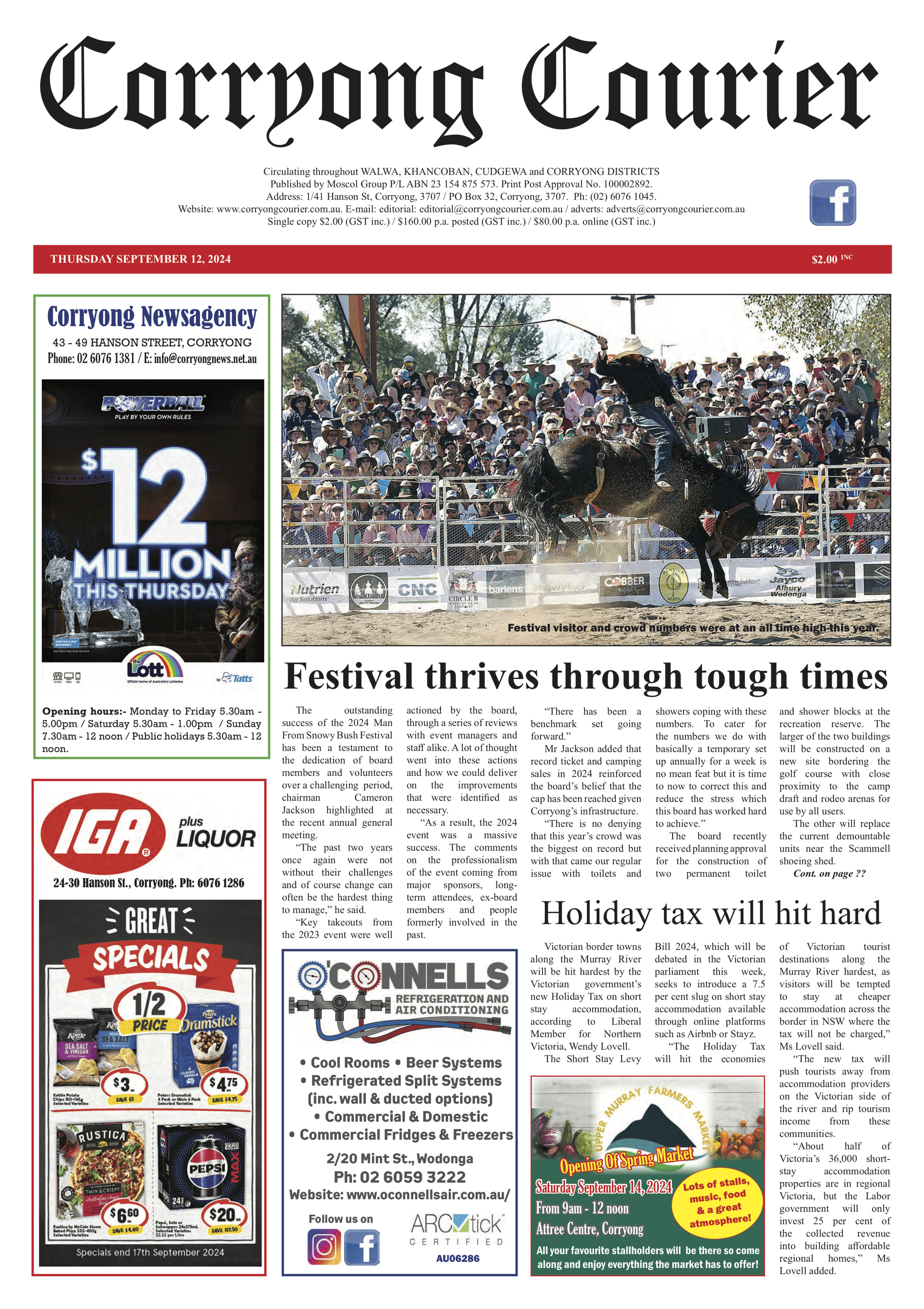 Corryong Courier 12 September 2024