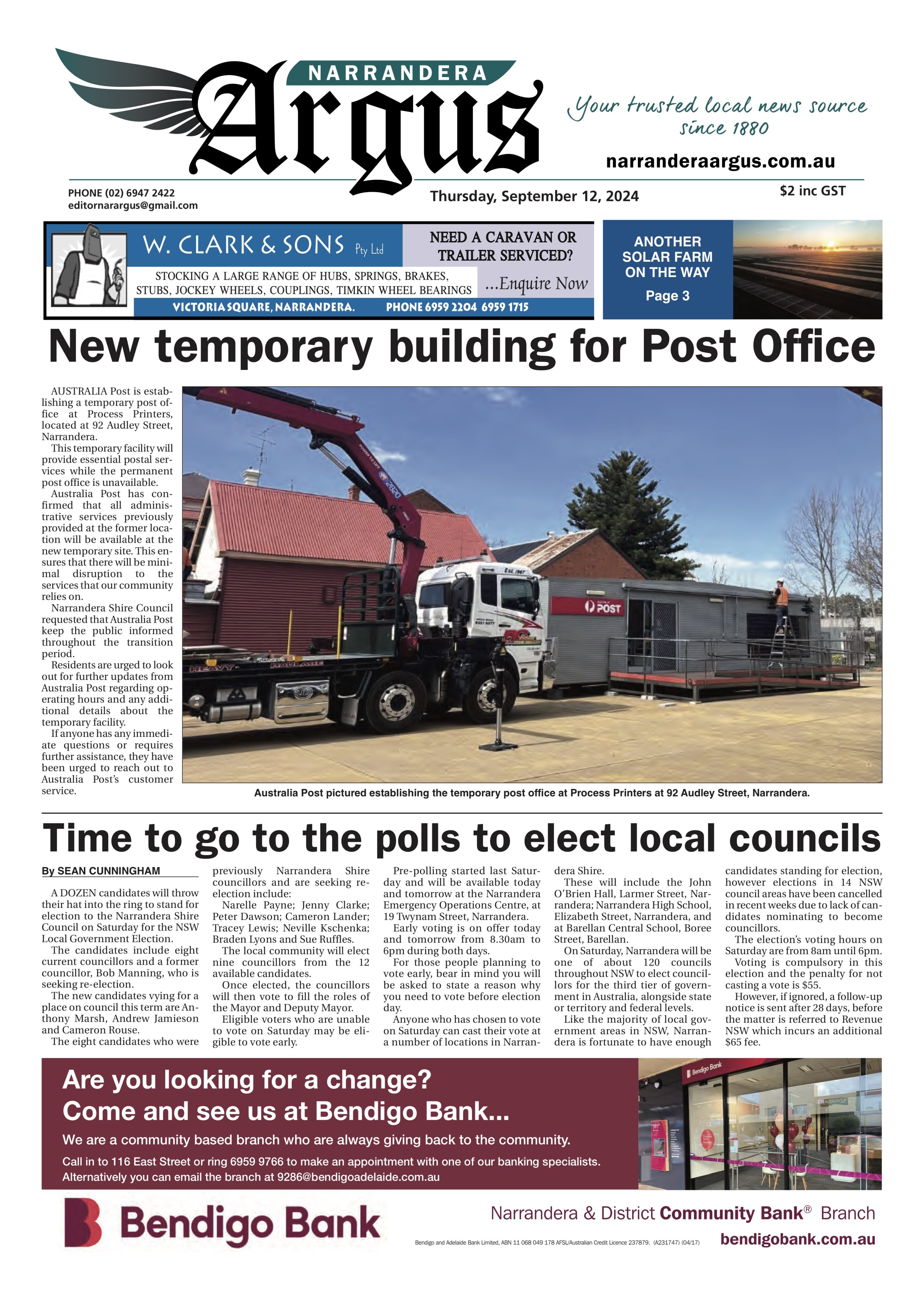 Narrandera Argus 12 September 2024