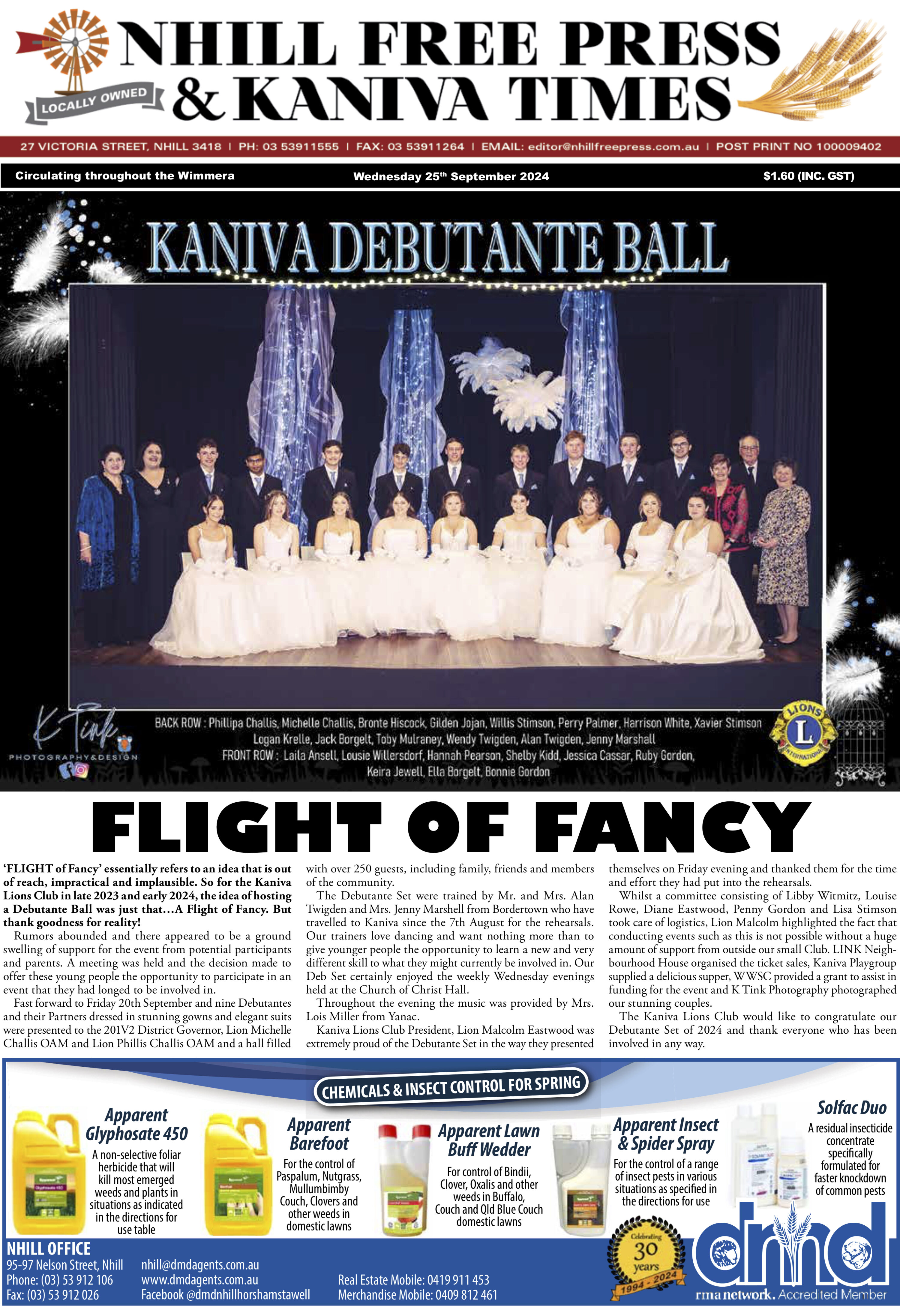 Nhill Free Press & Kaniva Times 25 September 2024