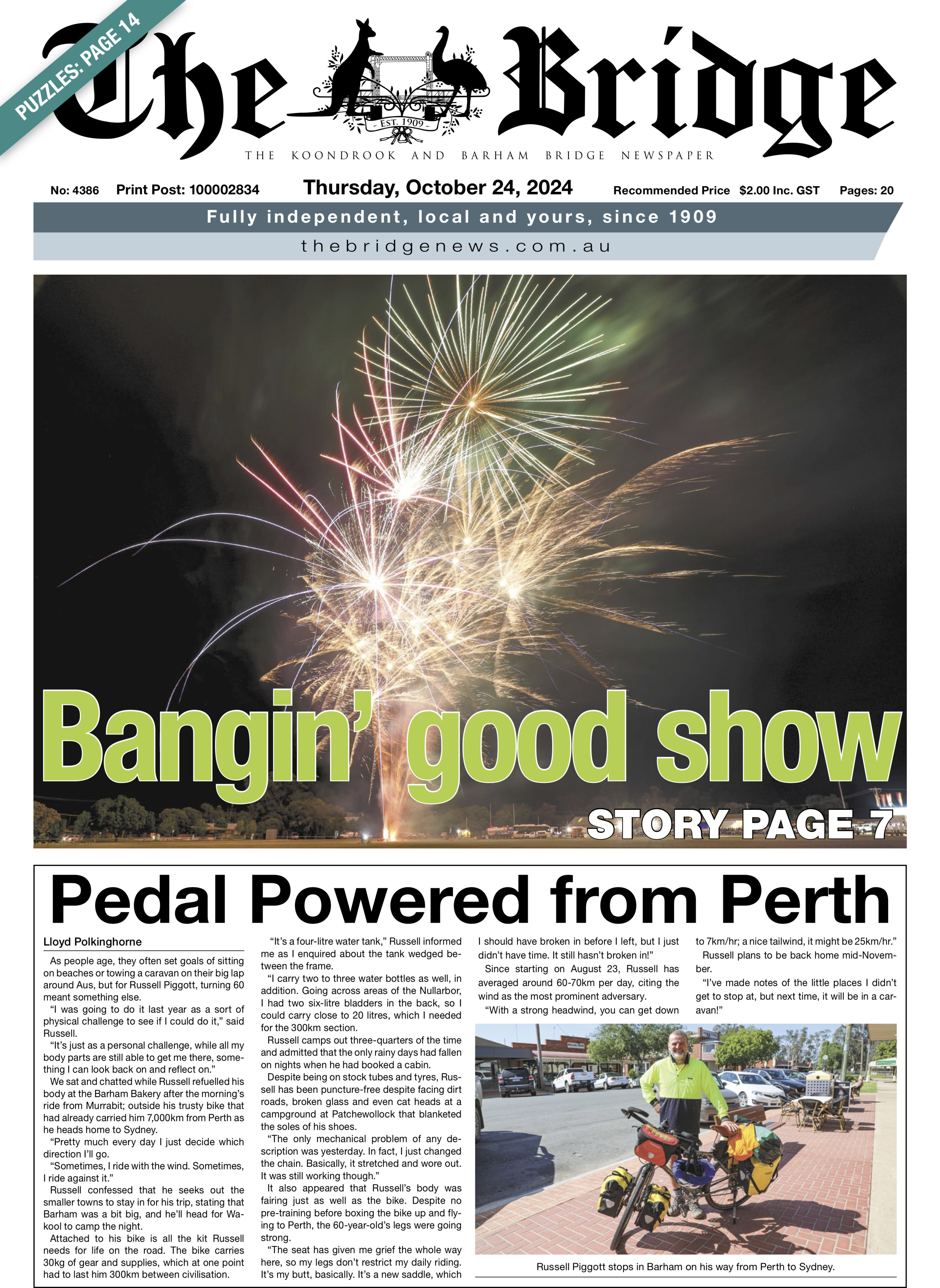 The Koondrook and Barham Bridge Newspaper 24 October 2024
